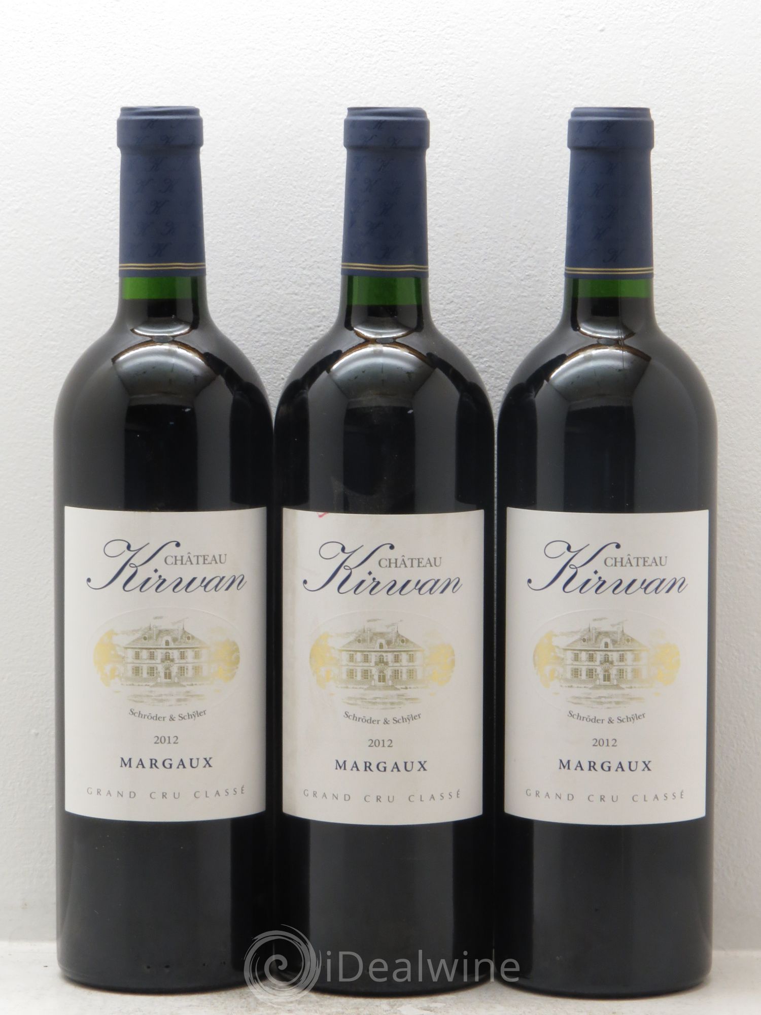 Château Kirwan 3ème Grand Cru Classé 2012 - Lot de 3 bouteilles - 0