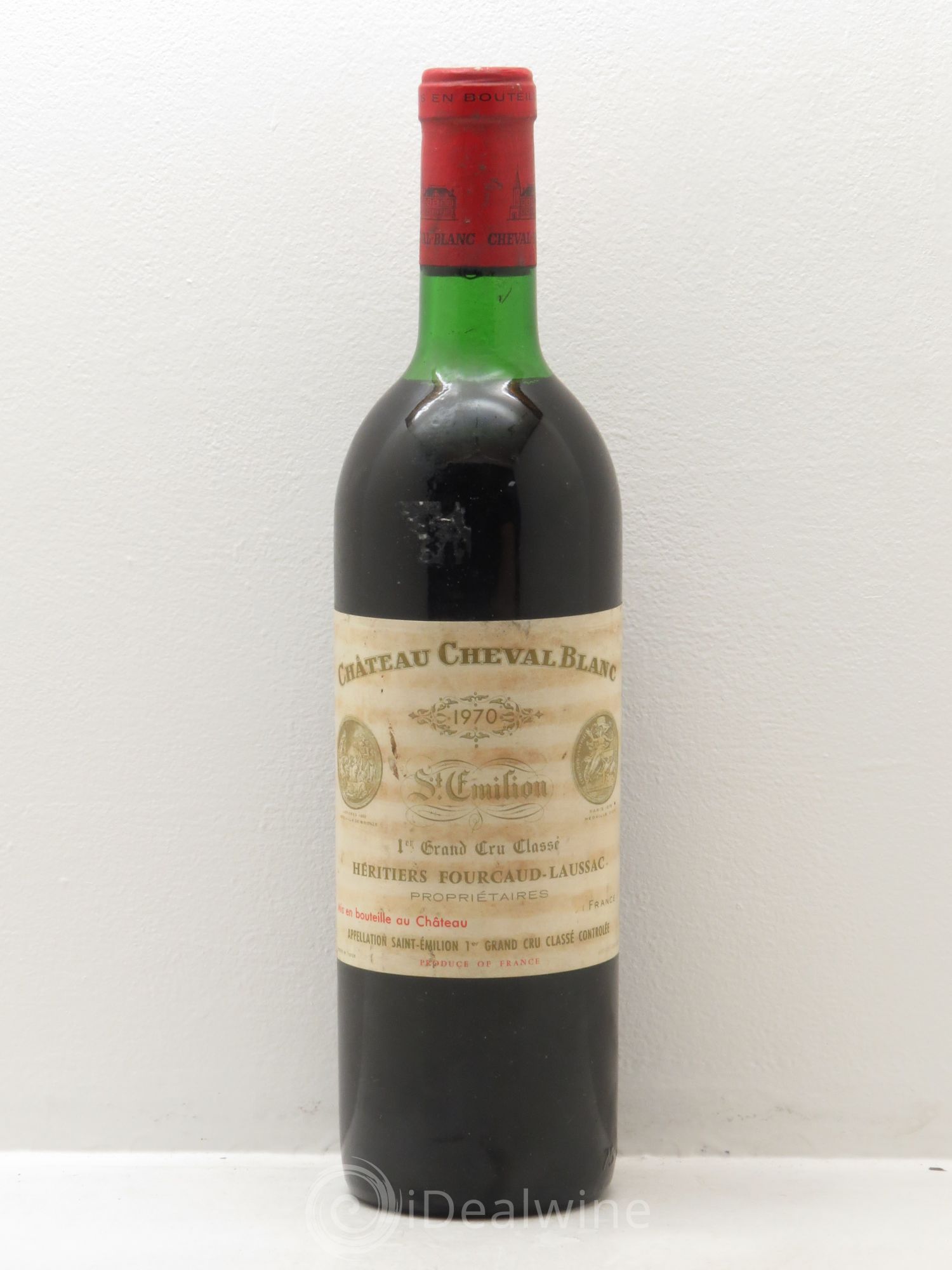 Château Cheval Blanc 1er Grand Cru Classé A 1970 - Lot de 1 bouteille - 0