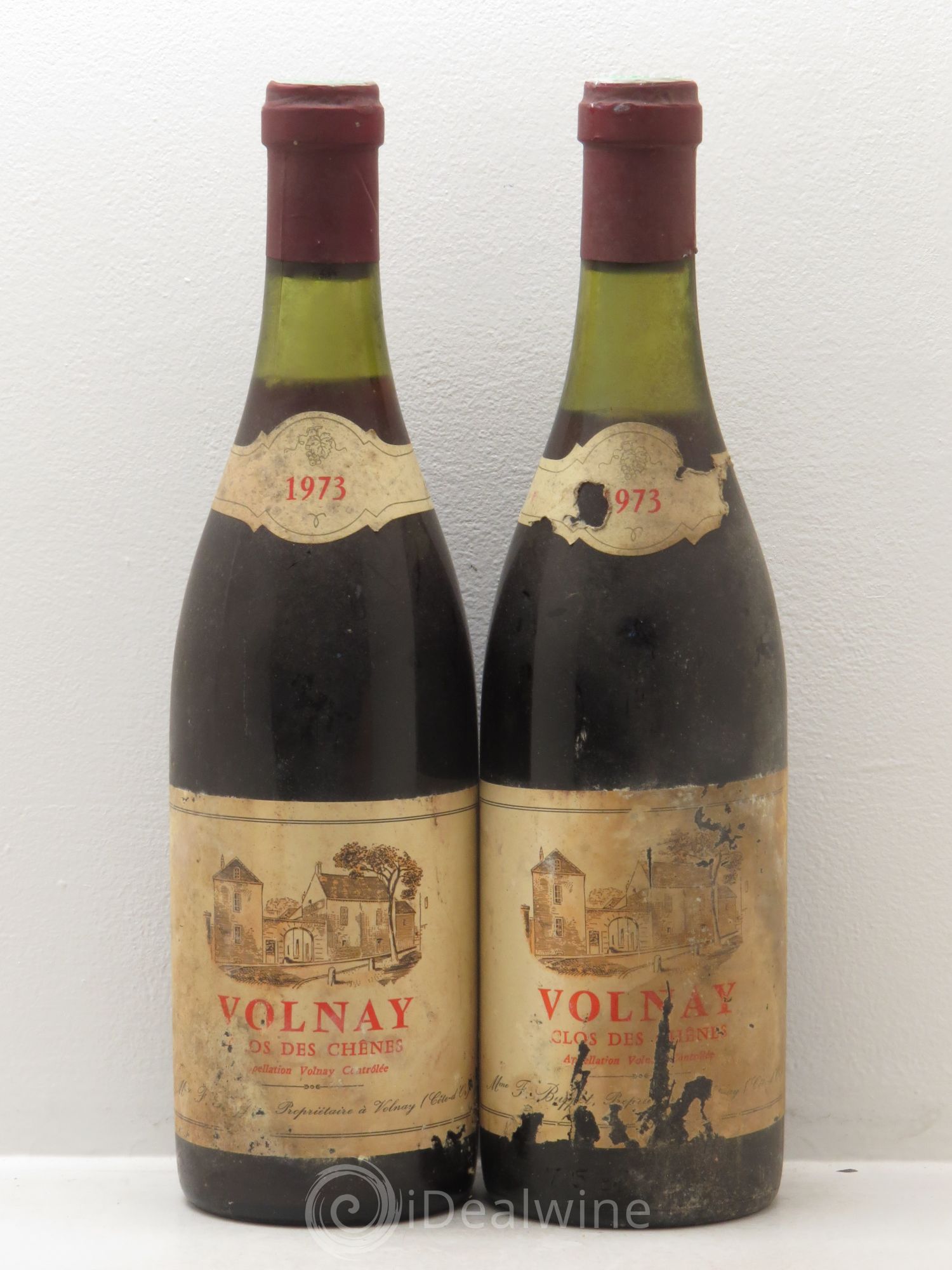 Volnay Clos des chenes Buffet (sans prix de réserve) 1973 - Posten von 2 Flaschen - 0