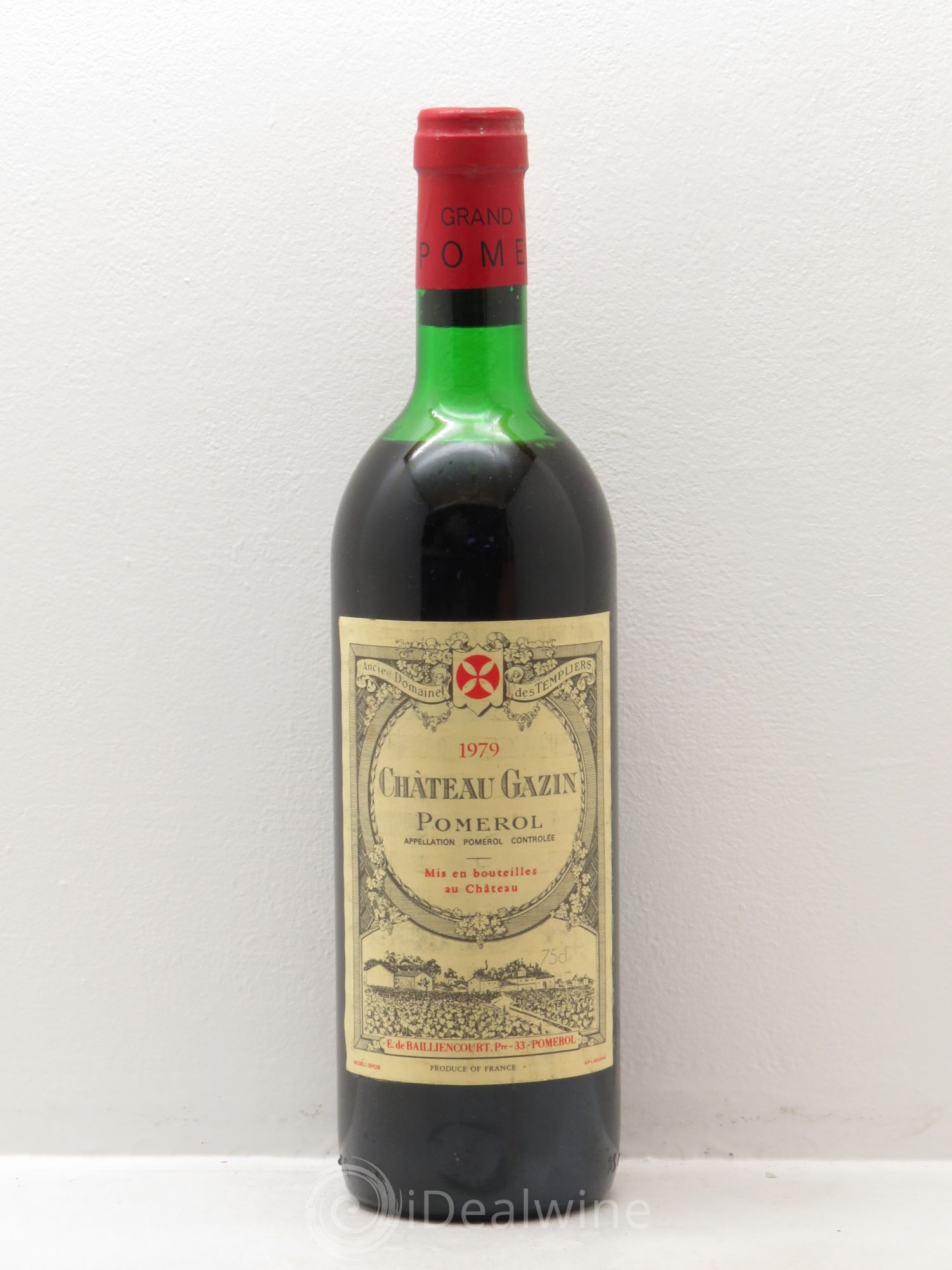 Château Gazin 1979 - Lot de 1 bouteille - 0