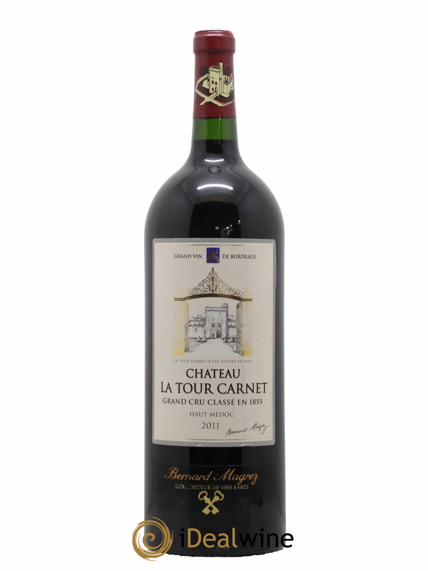 Château la Tour Carnet 4ème Grand Cru Classé 2011 - Lot de 1 magnum - 0