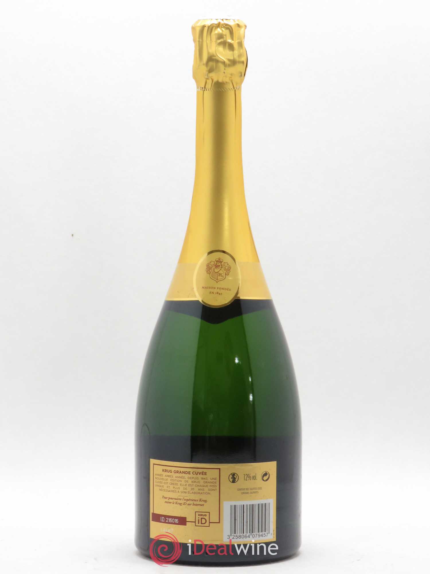Grande Cuvée - 164ème édition Krug - Posten von 1 Flasche - 1