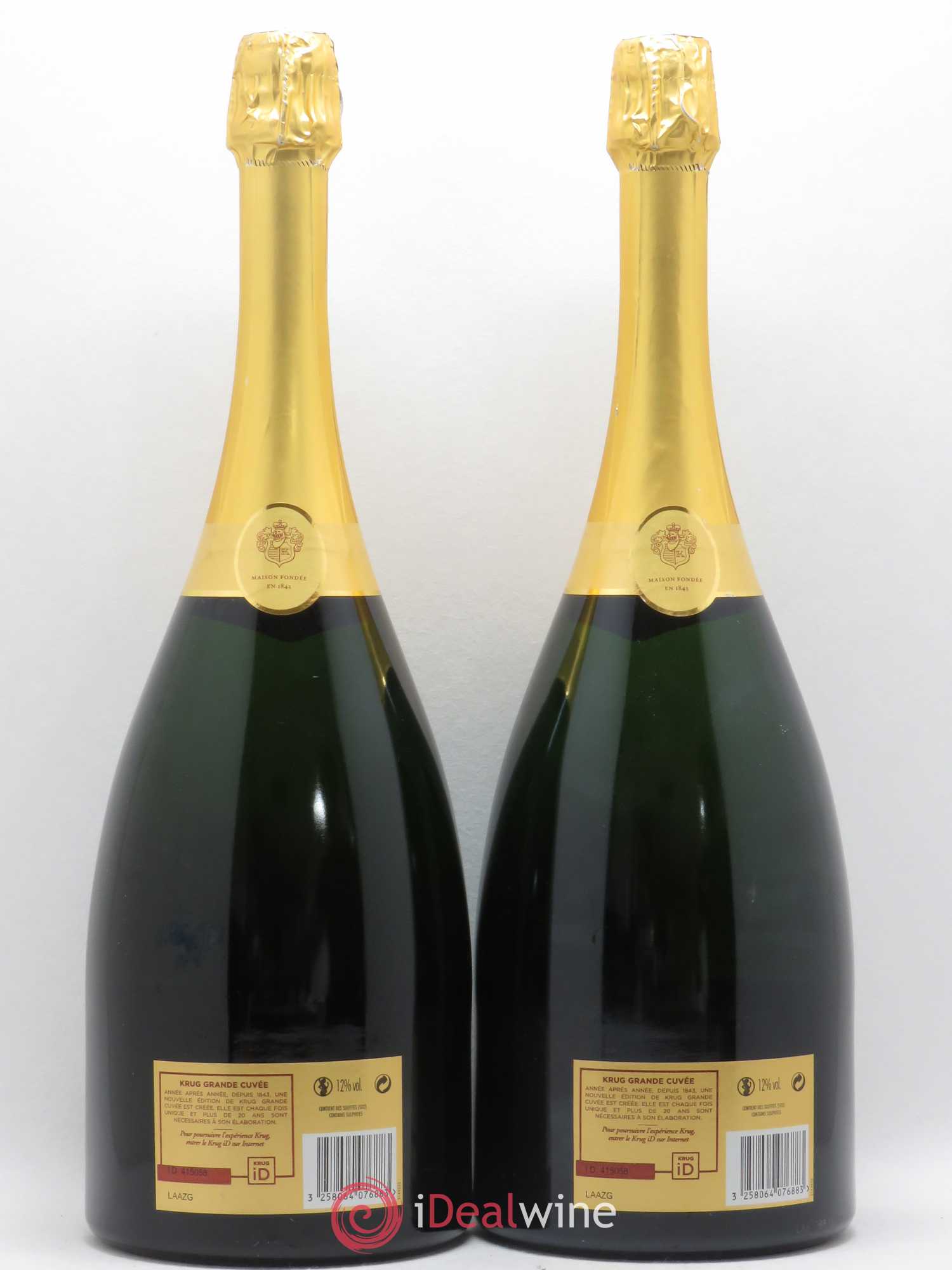 Grande Cuvée - 163ème édition Krug - Lot de 2 magnums - 1