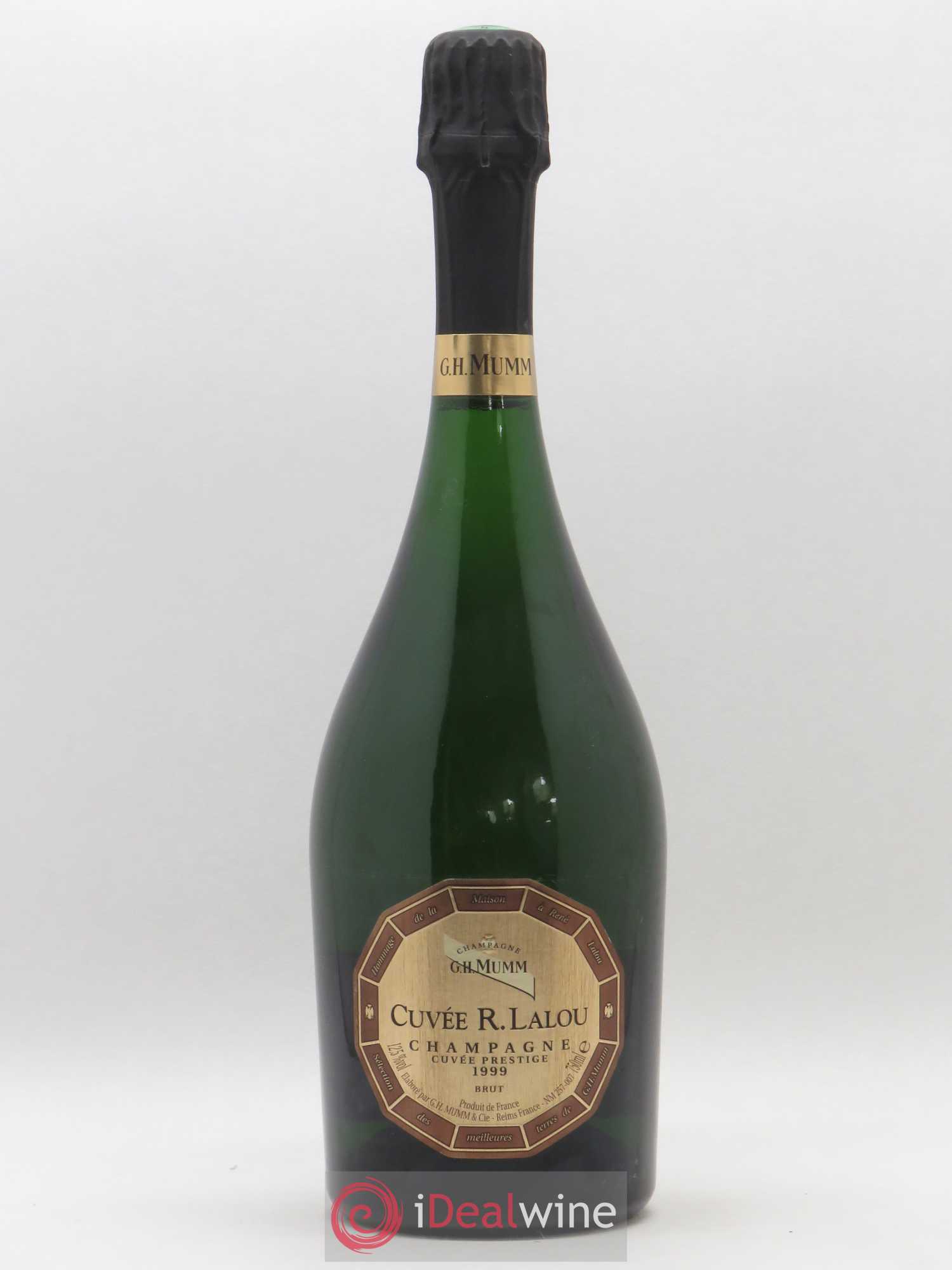 René Lalou Mumm 1999 - Posten von 1 Flasche - 0