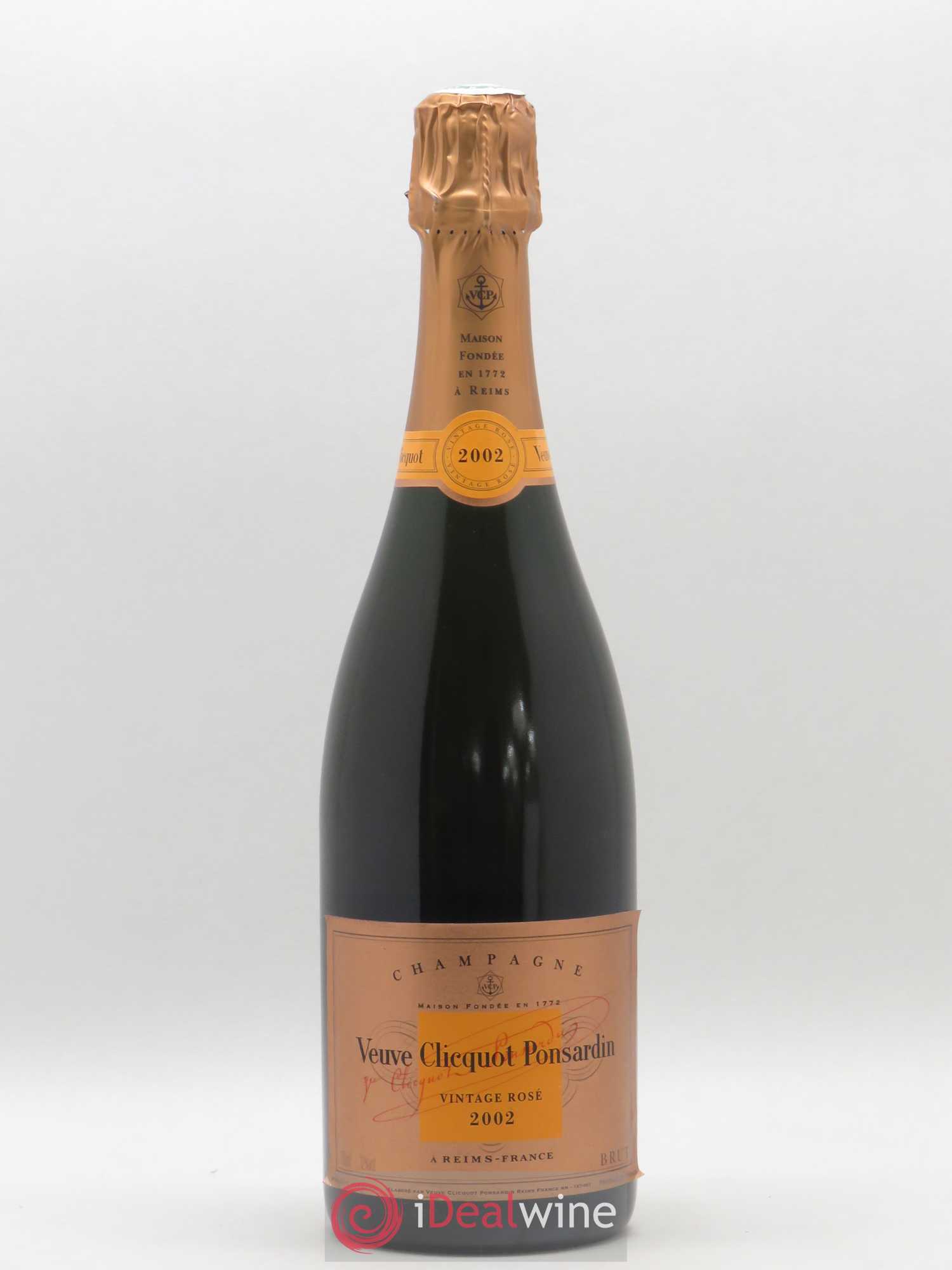 Vintage Rosé Veuve Clicquot 2002 - Lot de 1 bouteille - 0
