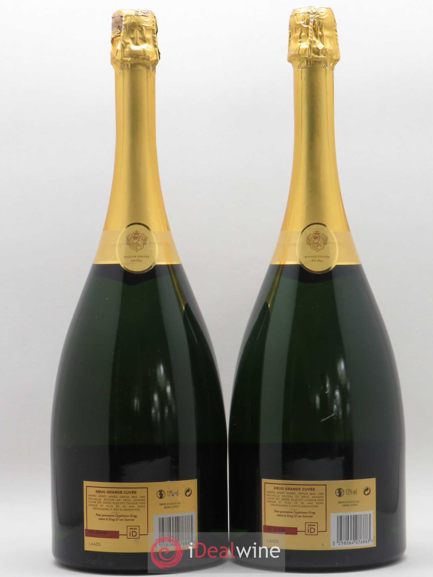 Grande Cuvée - 163ème édition Krug - Lot de 2 magnums - 1