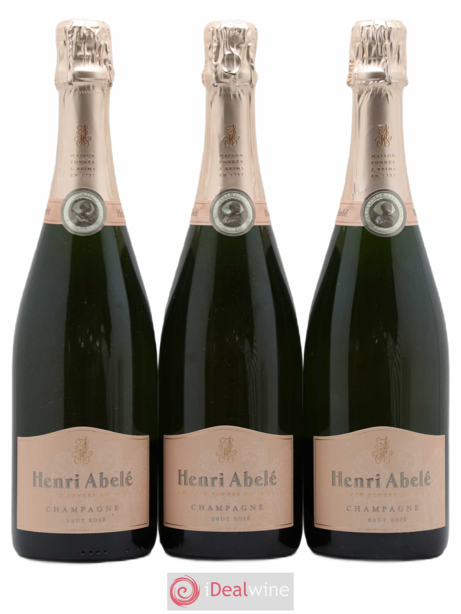 Champagne - Henri Abelé - Lot de 3 bouteilles - 0
