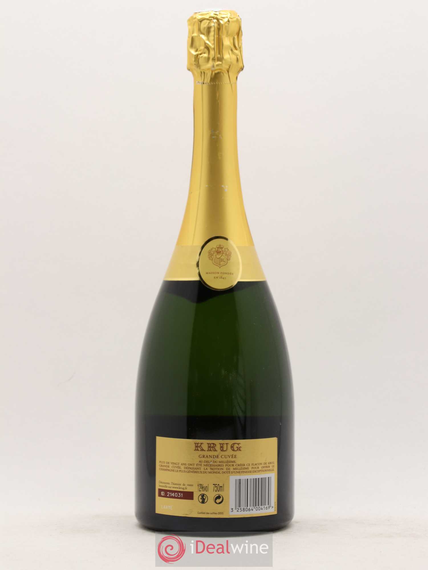 Grande Cuvée - 160ème édition Krug - Lot de 1 bouteille - 1