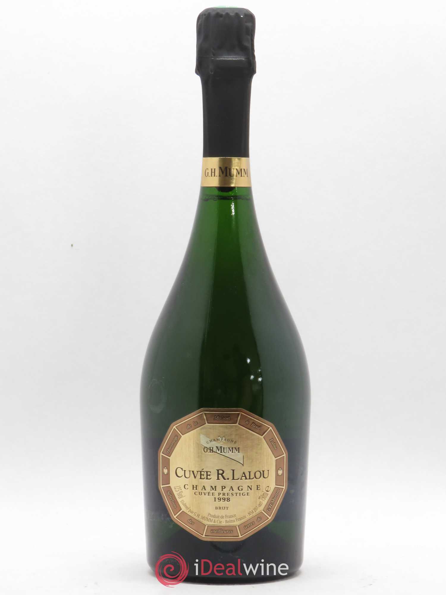 René Lalou Mumm 1998 - Posten von 1 Flasche - 0
