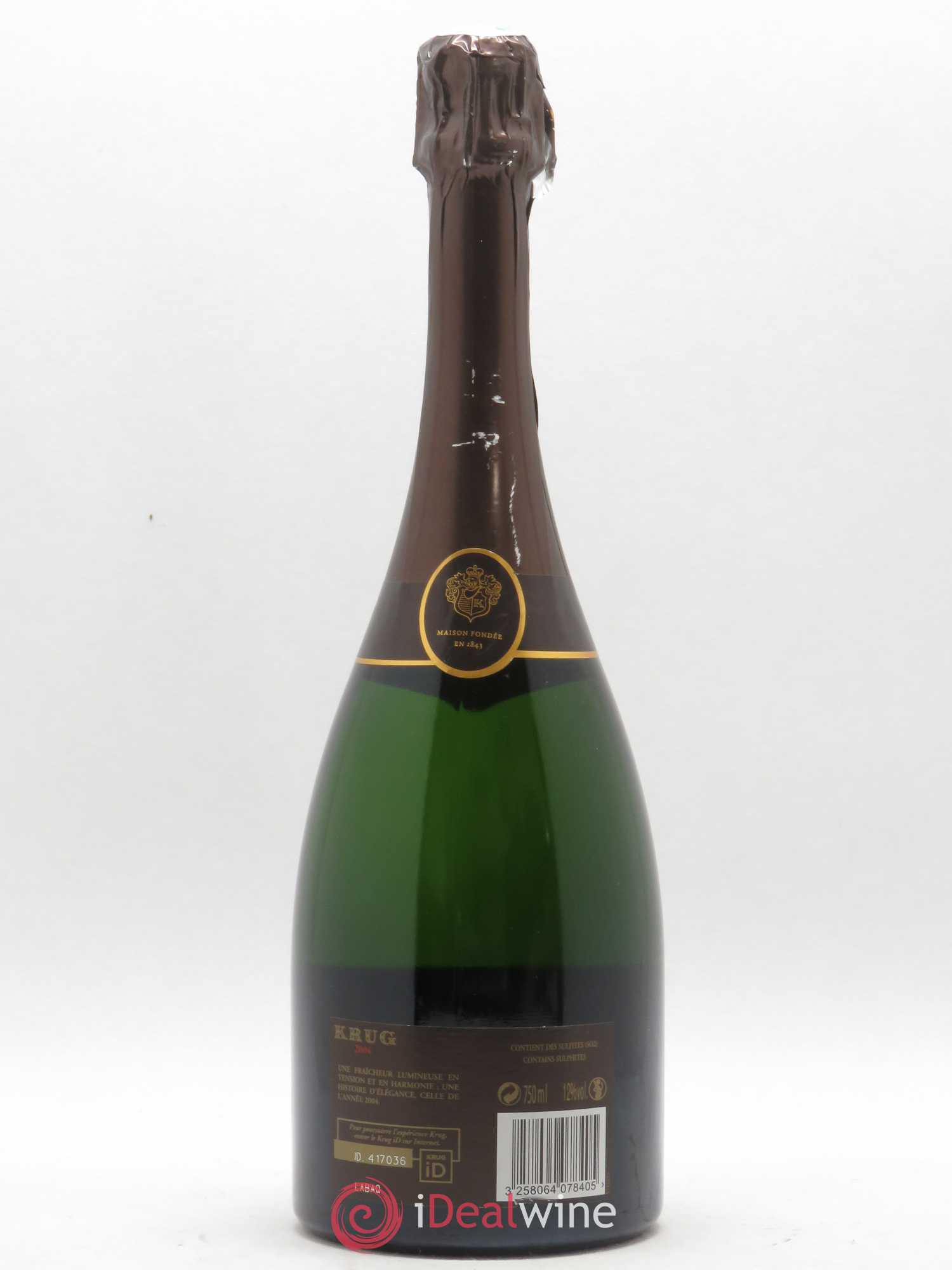 Vintage Krug 2004 - Lot de 1 bouteille - 1