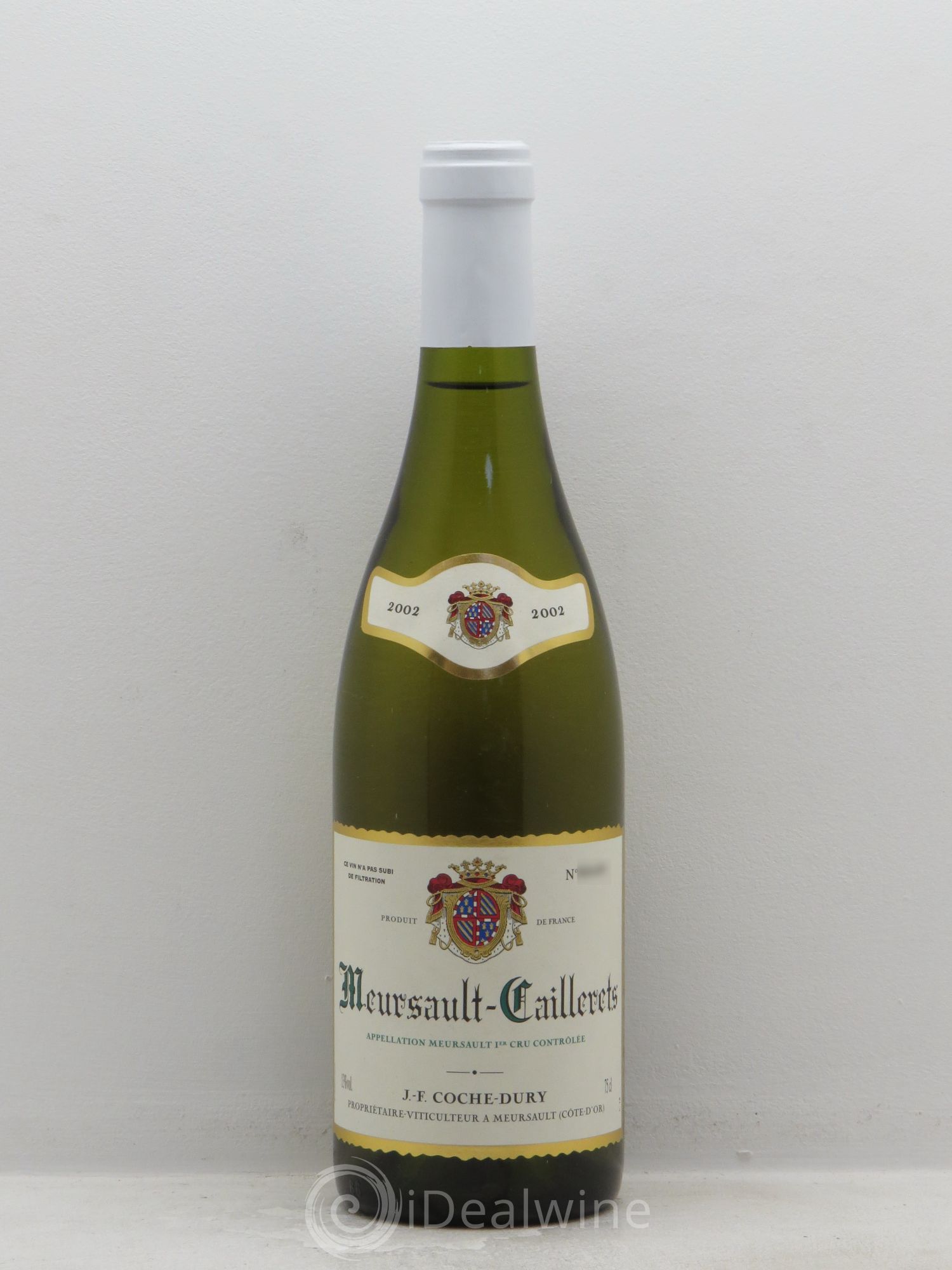 Meursault 1er Cru Caillerets Coche Dury (Domaine) 2002 - Lot de 1 bouteille - 0