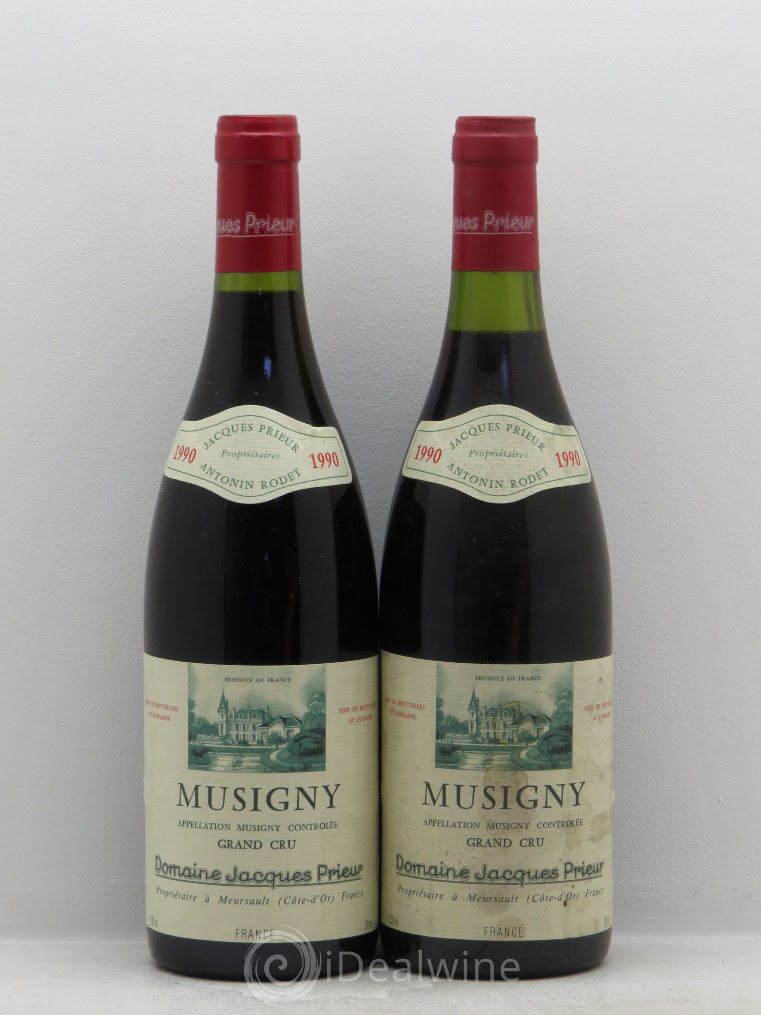 Musigny Grand Cru Jacques Prieur (Domaine) 1990 - Lot de 2 bouteilles - 0
