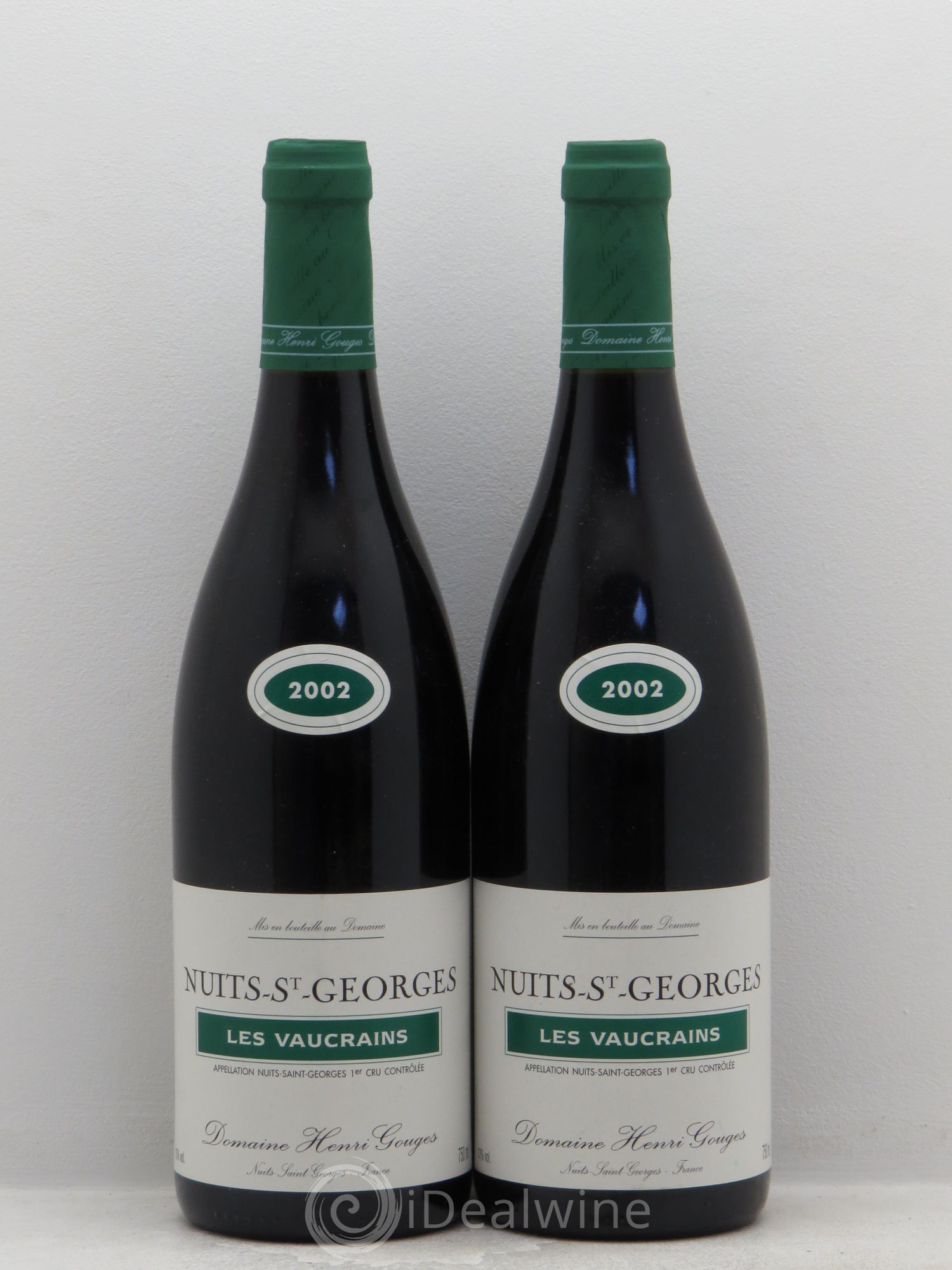 Nuits-Saint-Georges 1er Cru Les Vaucrains Henri Gouges 2002 - Lot de 2 bouteilles - 0