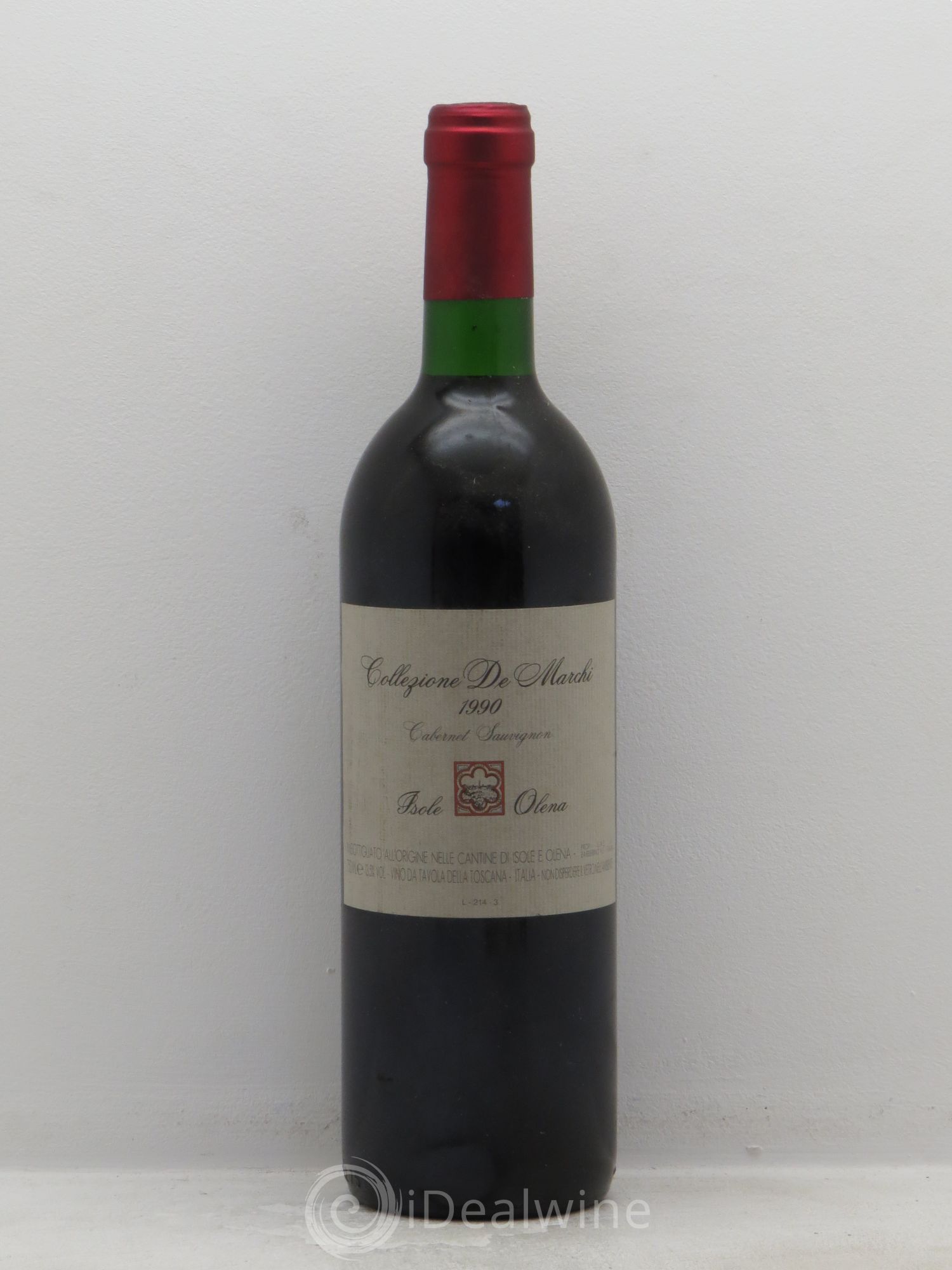 Toscana IGT Isole e Olena Collezione De Marchi Cabernet Sauvignon 1990 - Posten von 1 Flasche - 0