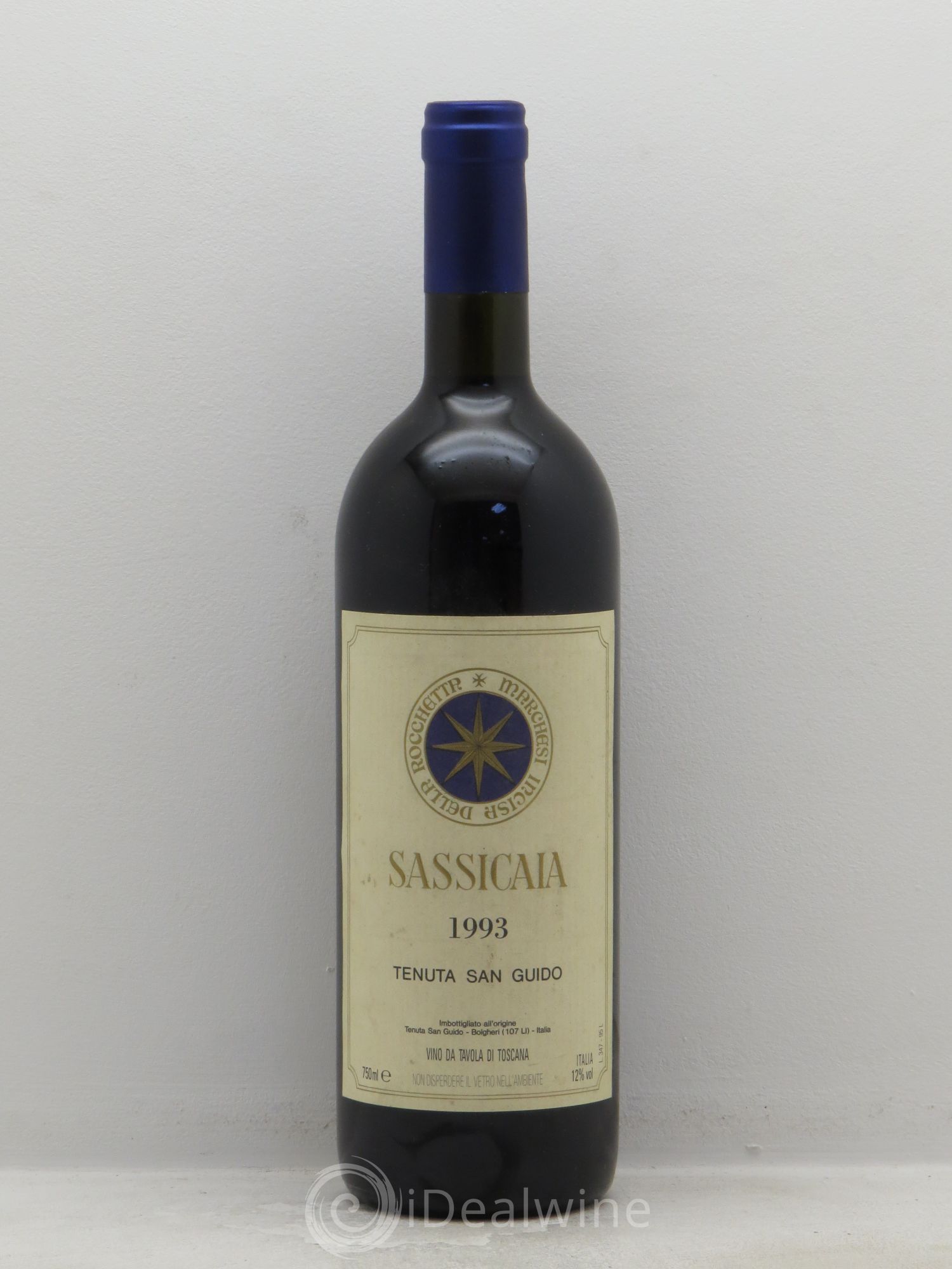 Bolgheri DOC Sassicaia Tenuta San Guido 1993 - Lot de 1 bouteille - 0