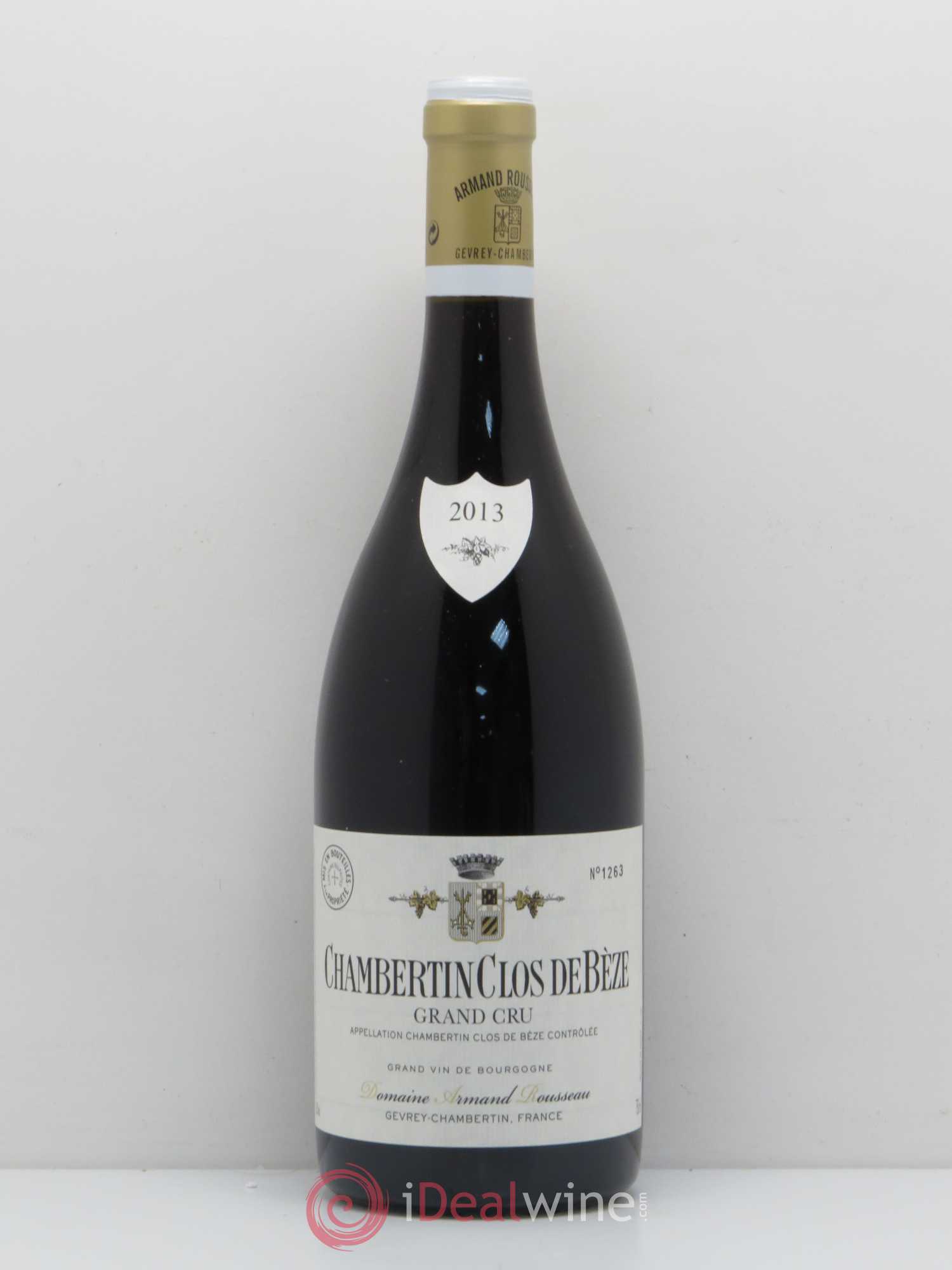 Chambertin Clos de Bèze Grand Cru Armand Rousseau (Domaine) 2013 - Lot de 1 bouteille - 0