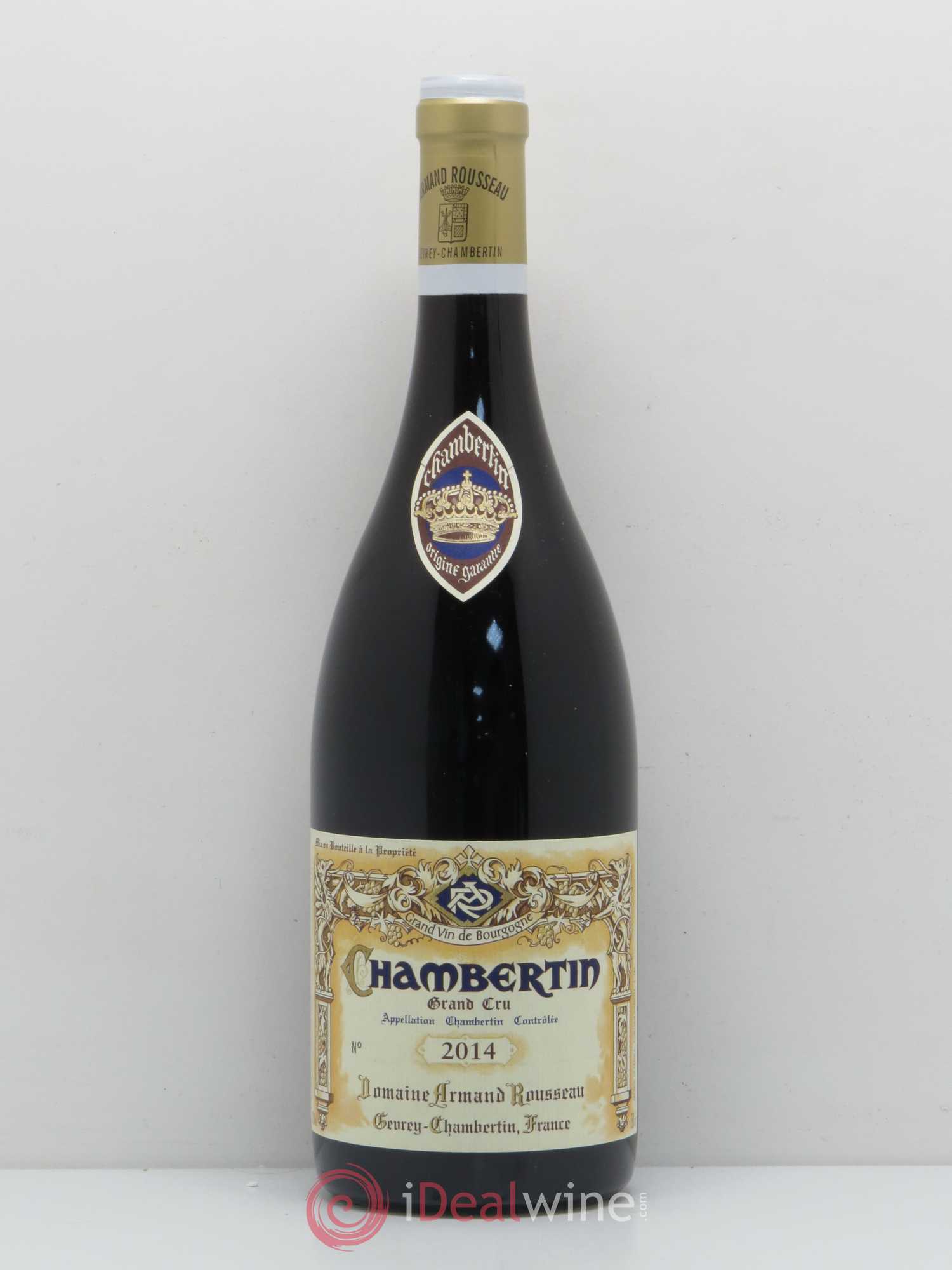 Chambertin Grand Cru Armand Rousseau (Domaine) 2014 - Lot de 1 bouteille - 0