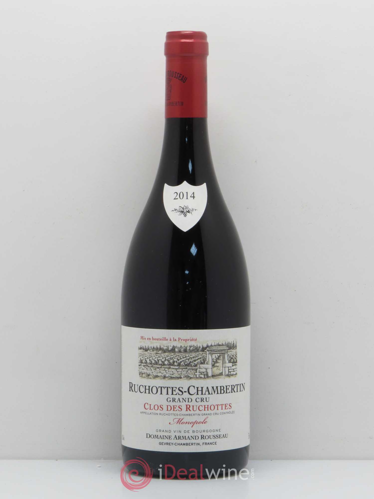 Ruchottes-Chambertin Grand Cru Clos des Ruchottes Armand Rousseau (Domaine) 2014 - Lot de 1 bouteille - 0