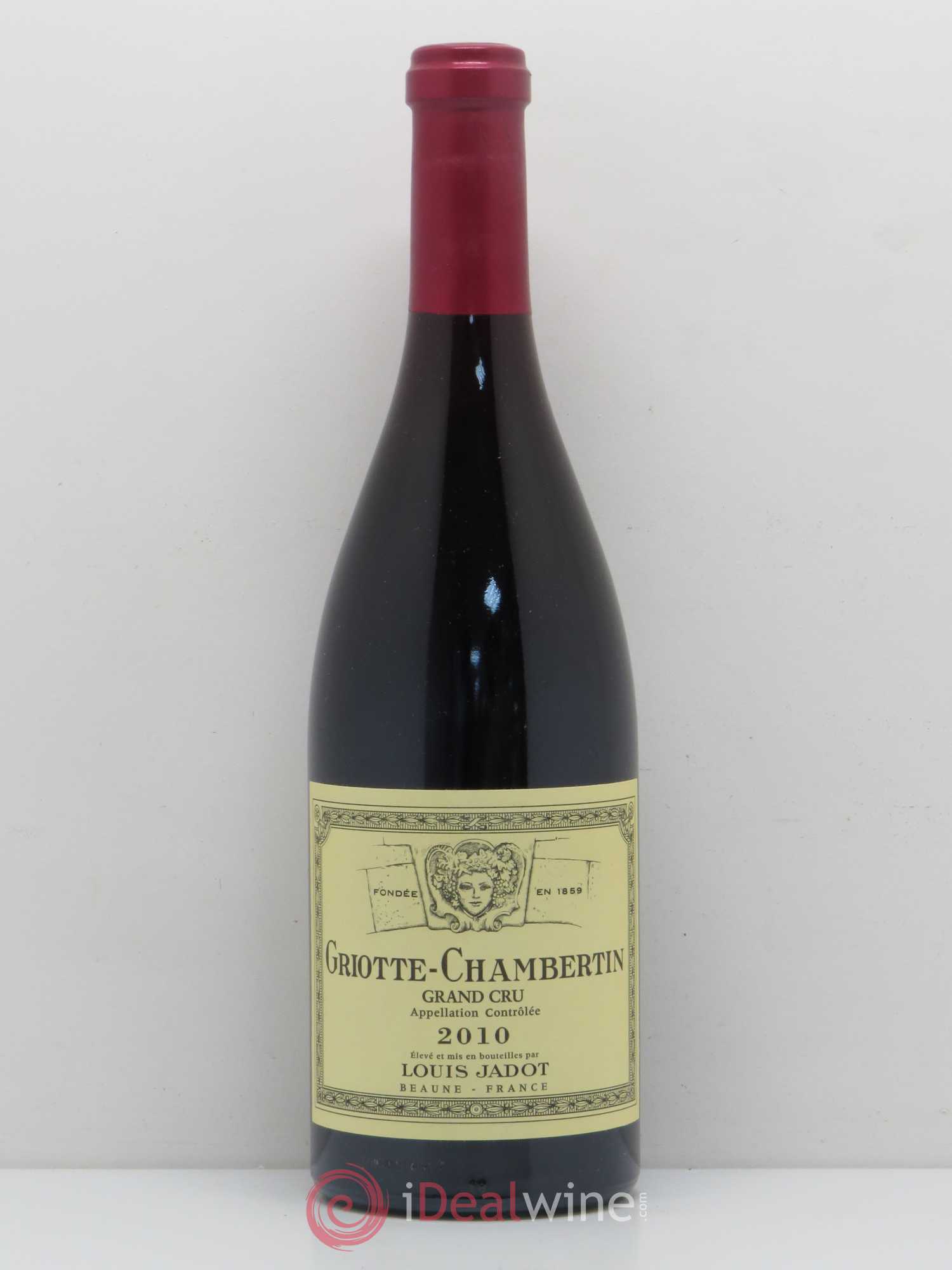 Griotte-Chambertin Grand Cru Maison Louis Jadot 2010 - Lot de 1 bouteille - 0