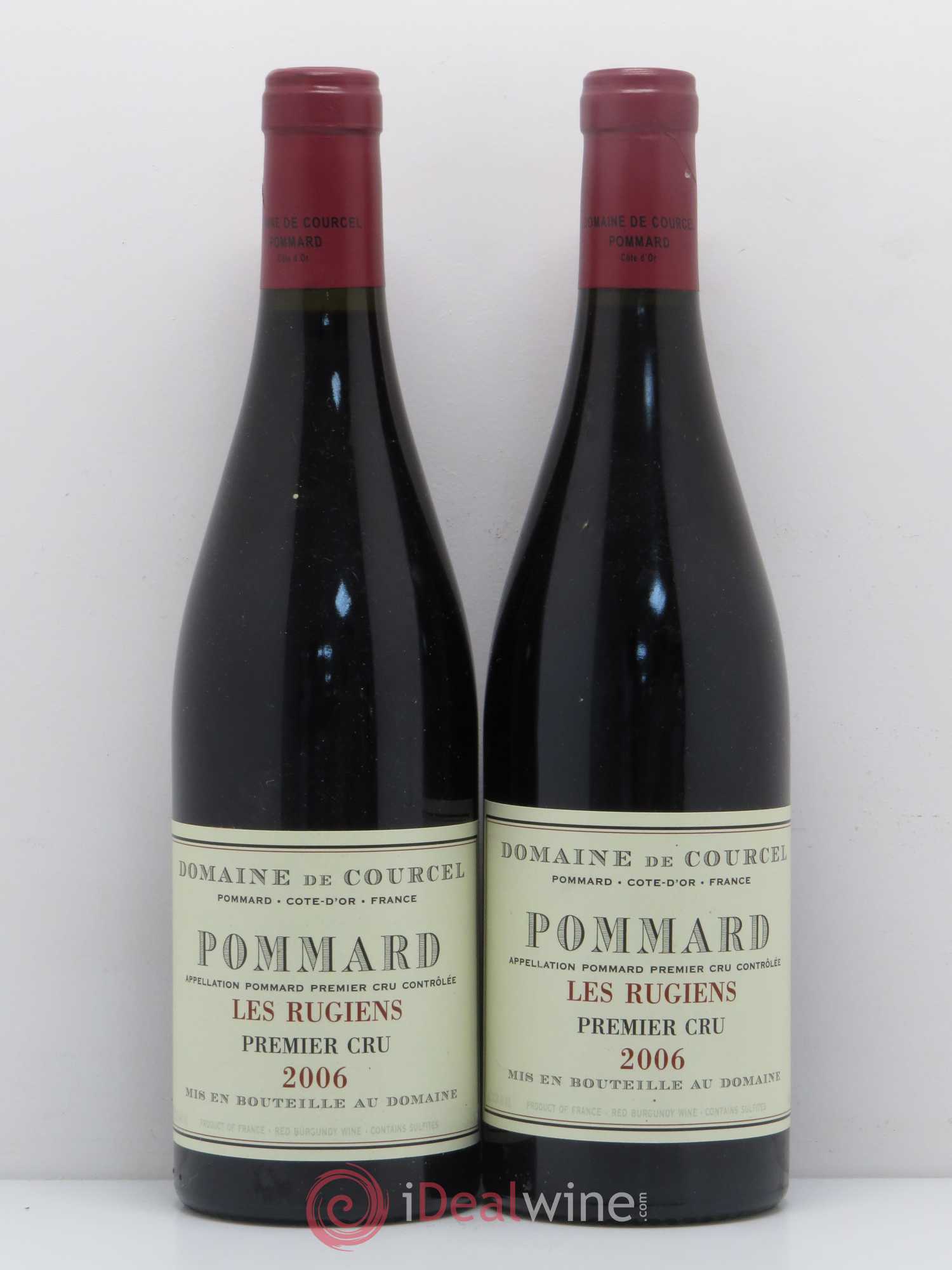Pommard 1er Cru Les Rugiens de Courcel (Domaine) 2006 - Lot de 2 bouteilles - 0
