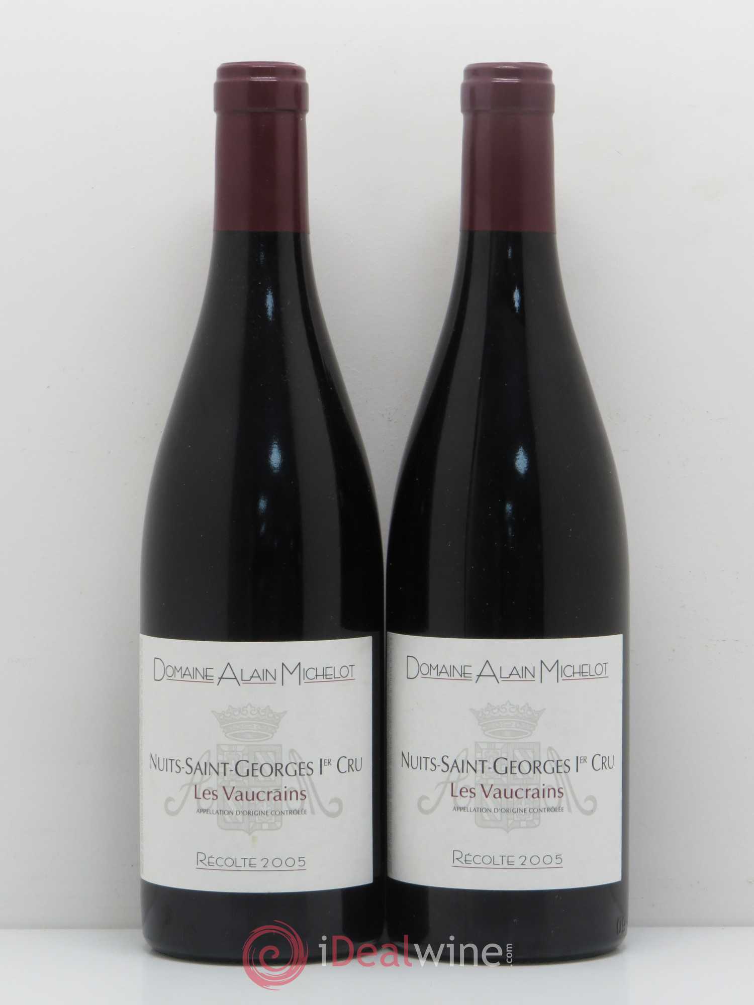 Nuits-Saint-Georges 1er Cru Les Vaucrains Alain Michelot 2005 - Lot de 2 bouteilles - 0