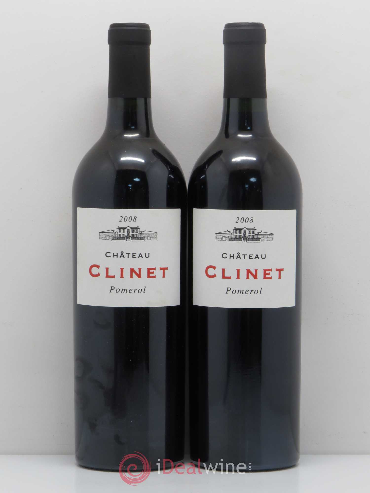 Château Clinet 2008 - Lot de 2 bouteilles - 0