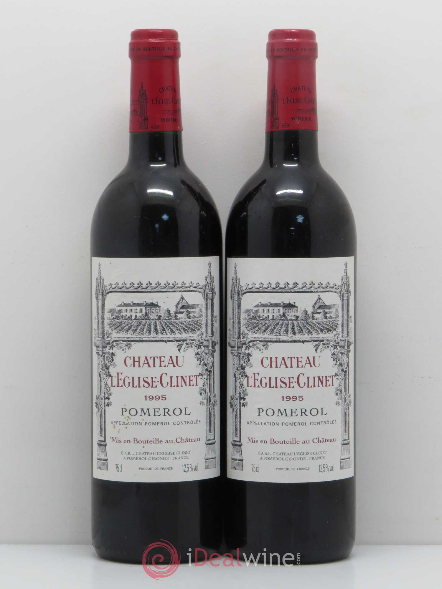Château l' Église Clinet 1995 - Lot de 2 bouteilles - 0