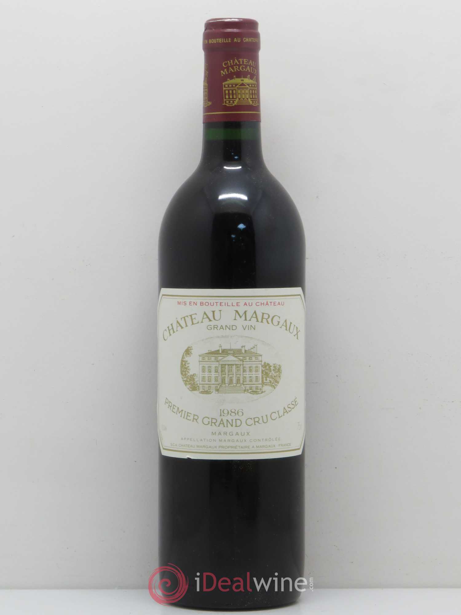Château Margaux 1er Grand Cru Classé 1986 - Lot de 1 bouteille - 0