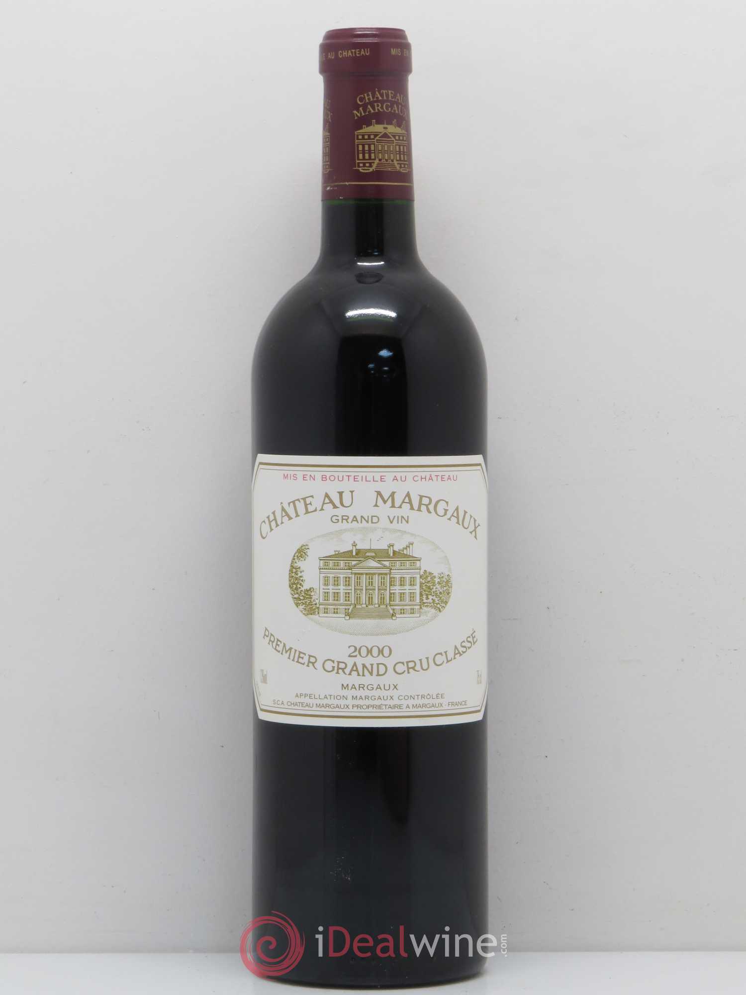 Château Margaux 1er Grand Cru Classé 2000 - Lot de 1 bouteille - 0