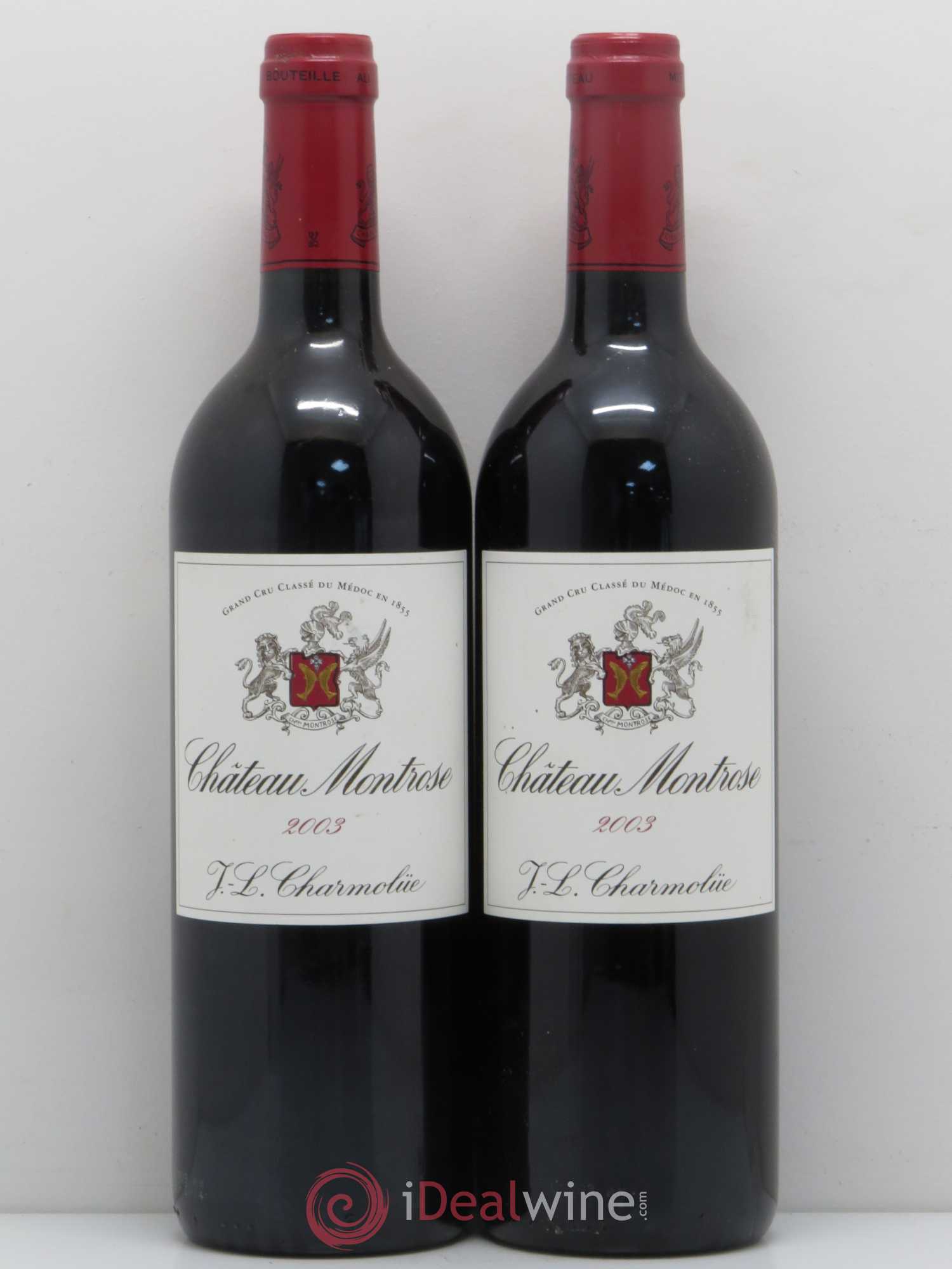 Château Montrose 2ème Grand Cru Classé 2003 - Lot de 2 bouteilles - 0