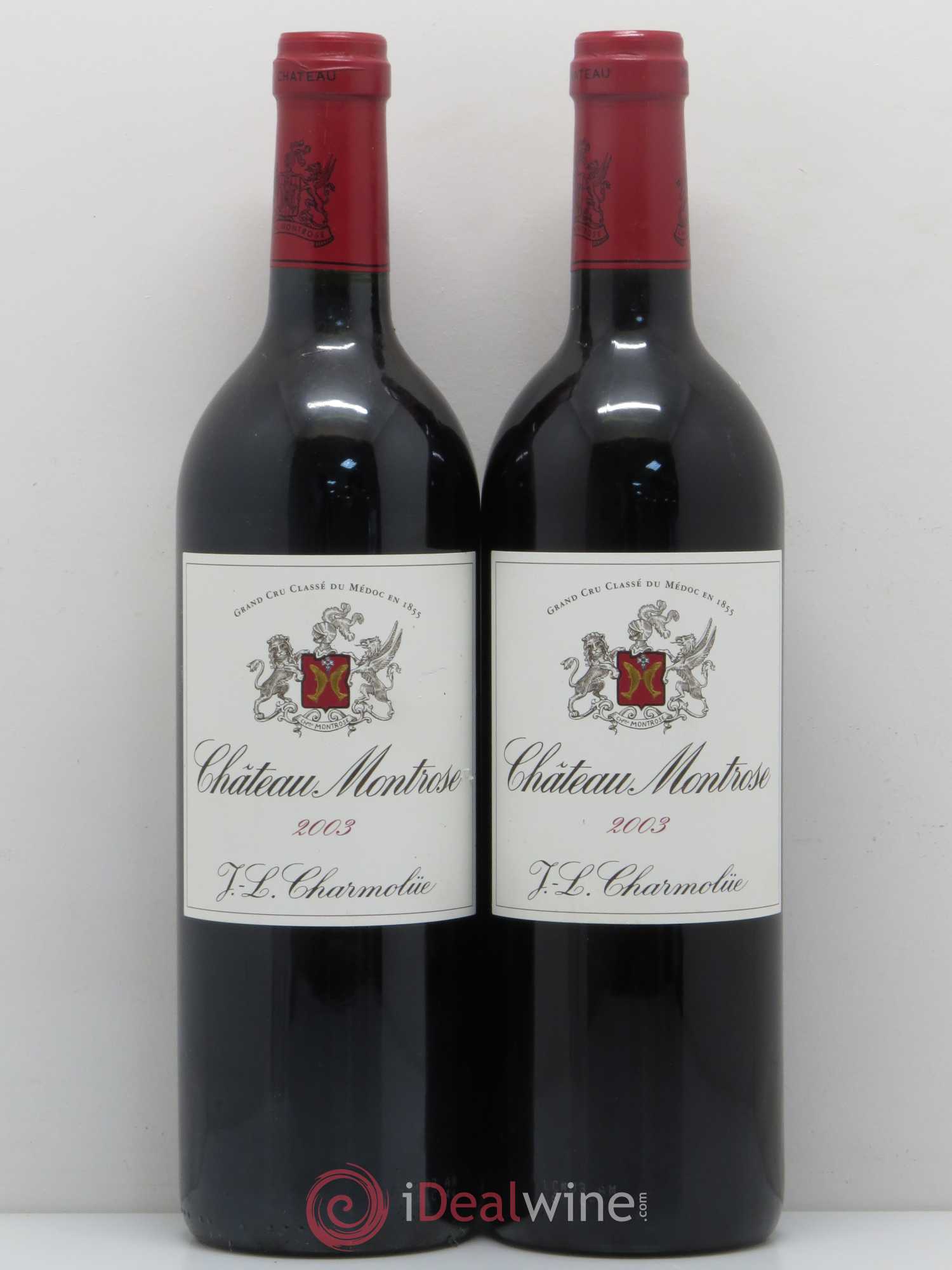 Château Montrose 2ème Grand Cru Classé 2003 - Lot de 2 bouteilles - 0