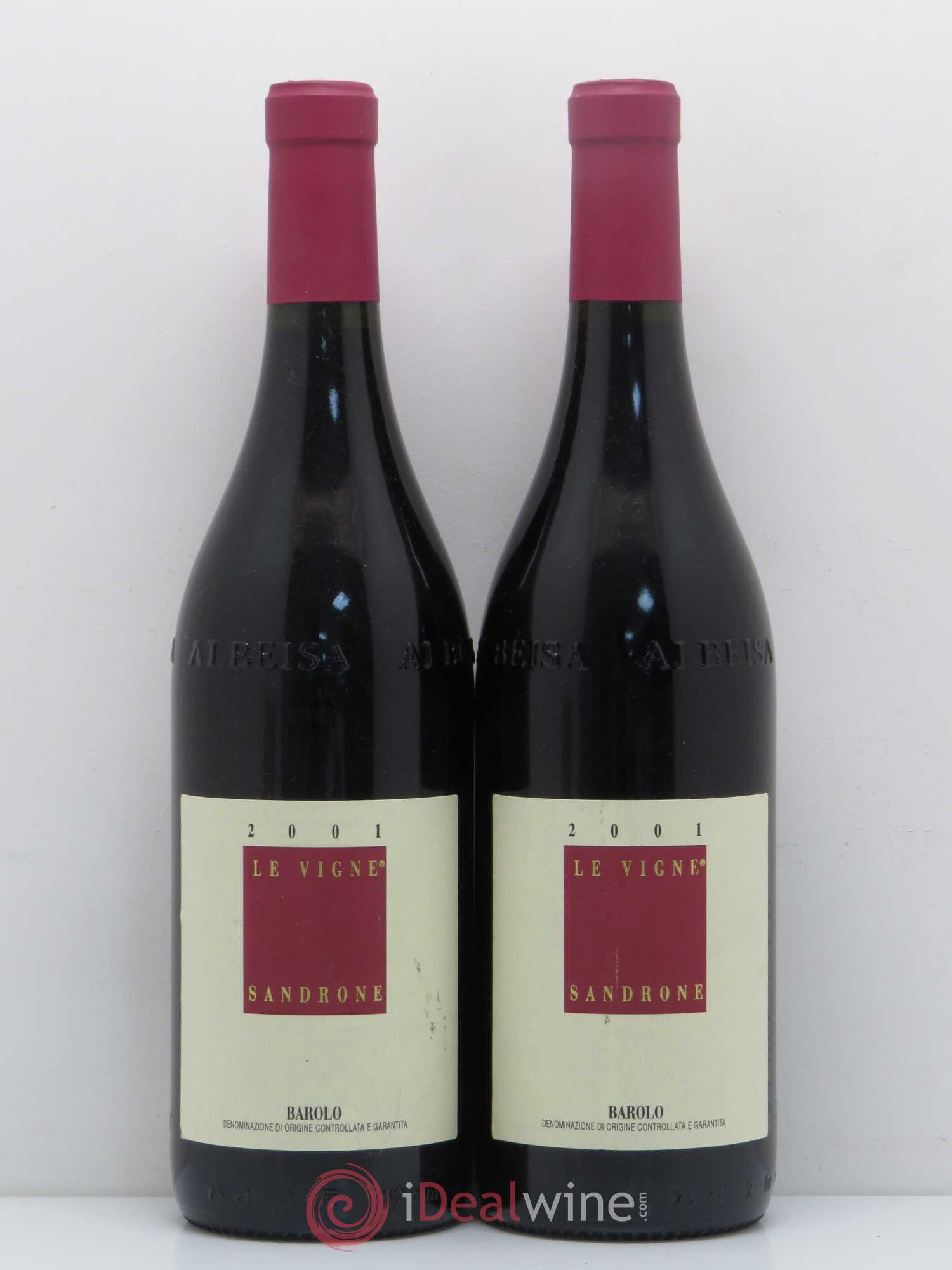 Barolo DOCG Le Vigne Luciano Sandrone 2001 - Lot de 2 bouteilles - 0