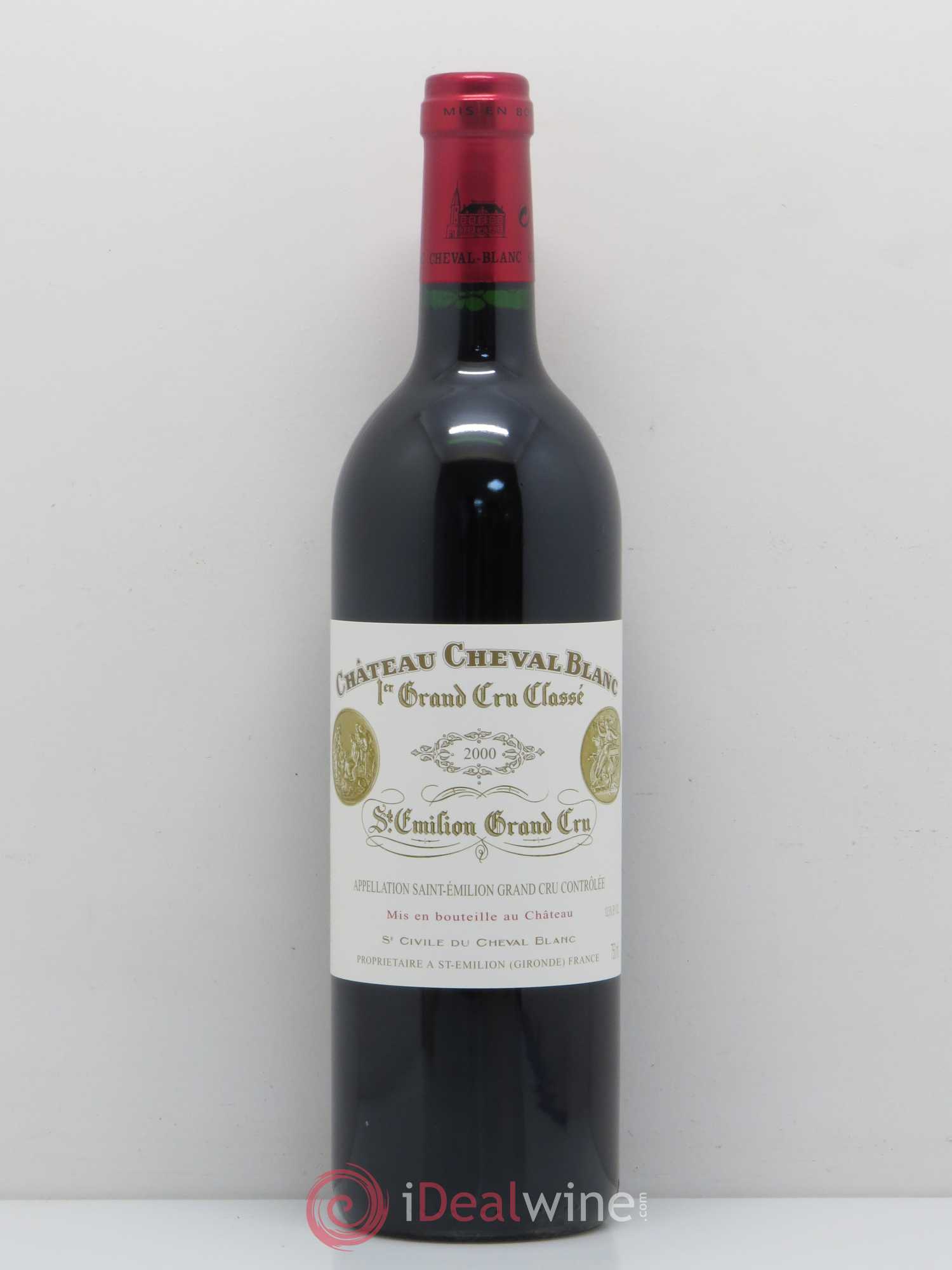 Château Cheval Blanc 1er Grand Cru Classé A 2000 - Lot de 1 bouteille - 0