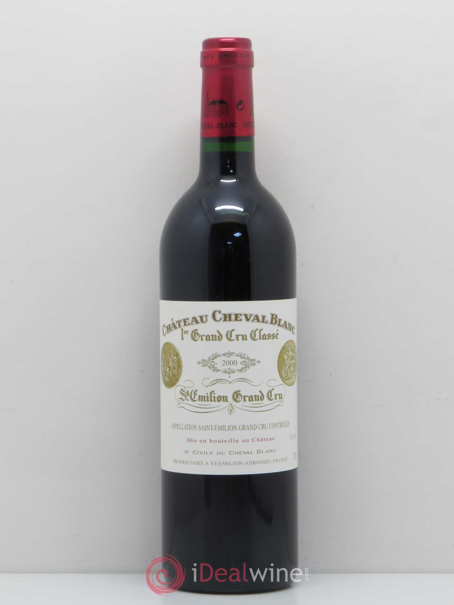 Château Cheval Blanc 1er Grand Cru Classé A 2000 - Lot de 1 bouteille - 0