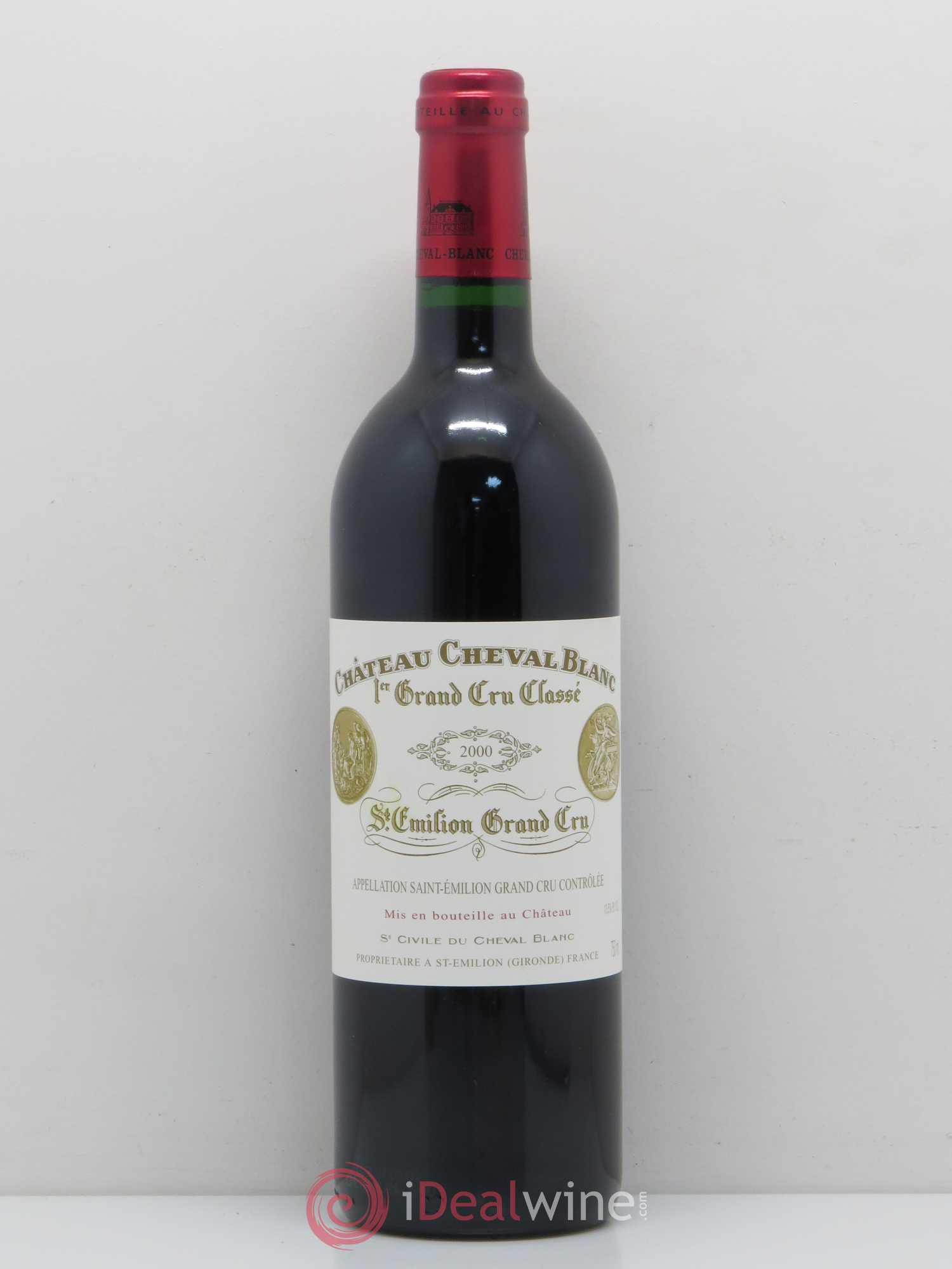 Château Cheval Blanc 1er Grand Cru Classé A 2000 - Lot de 1 bouteille - 0
