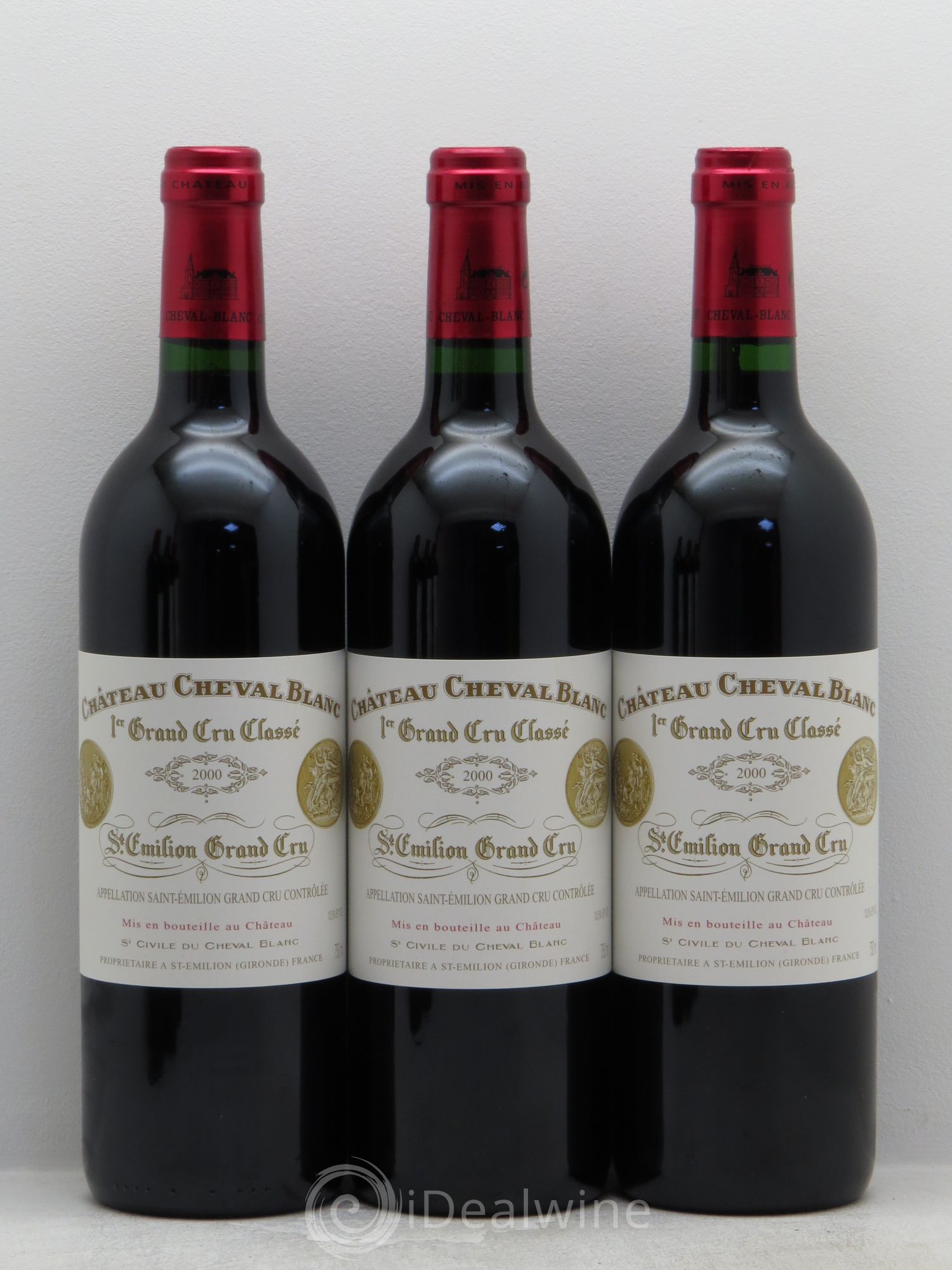 Château Cheval Blanc 1er Grand Cru Classé A 2000 - Lot de 6 bouteilles - 1