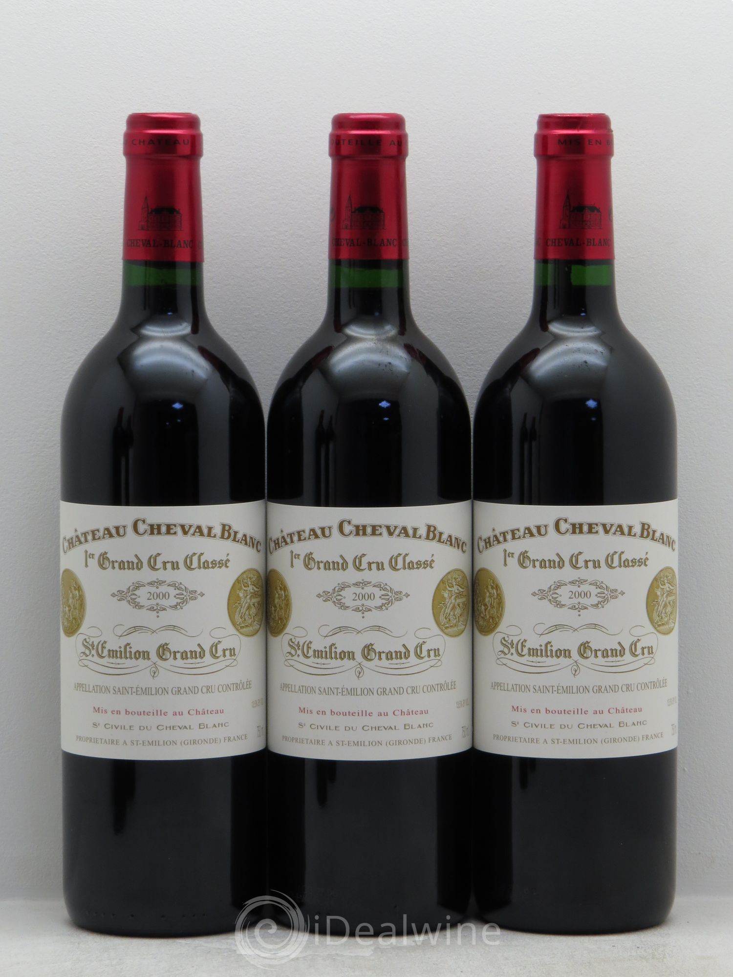 Château Cheval Blanc 1er Grand Cru Classé A 2000 - Lot de 6 bouteilles - 2