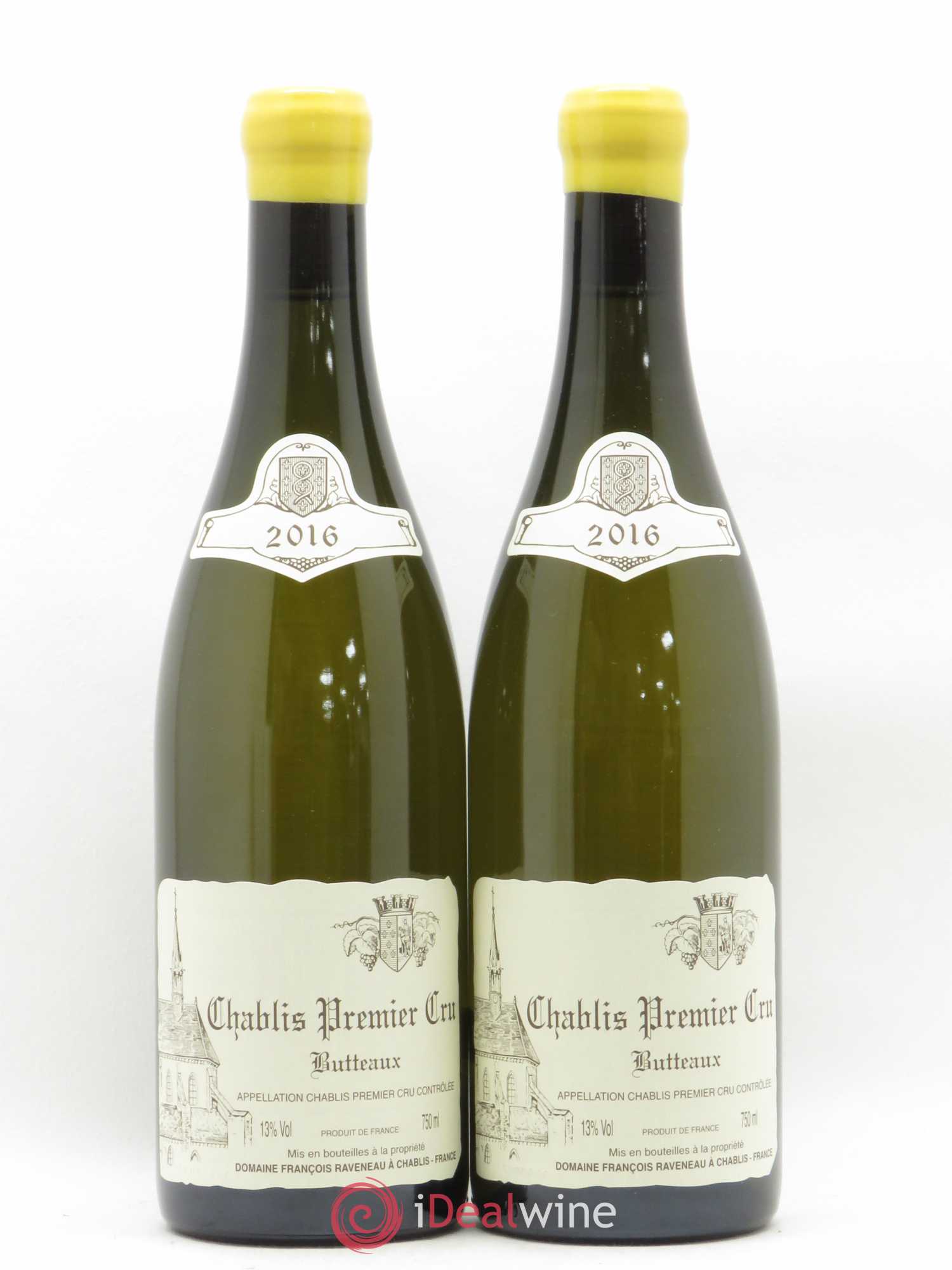 Chablis 1er Cru Butteaux Raveneau (Domaine) 2016 - Lot de 2 bouteilles - 0