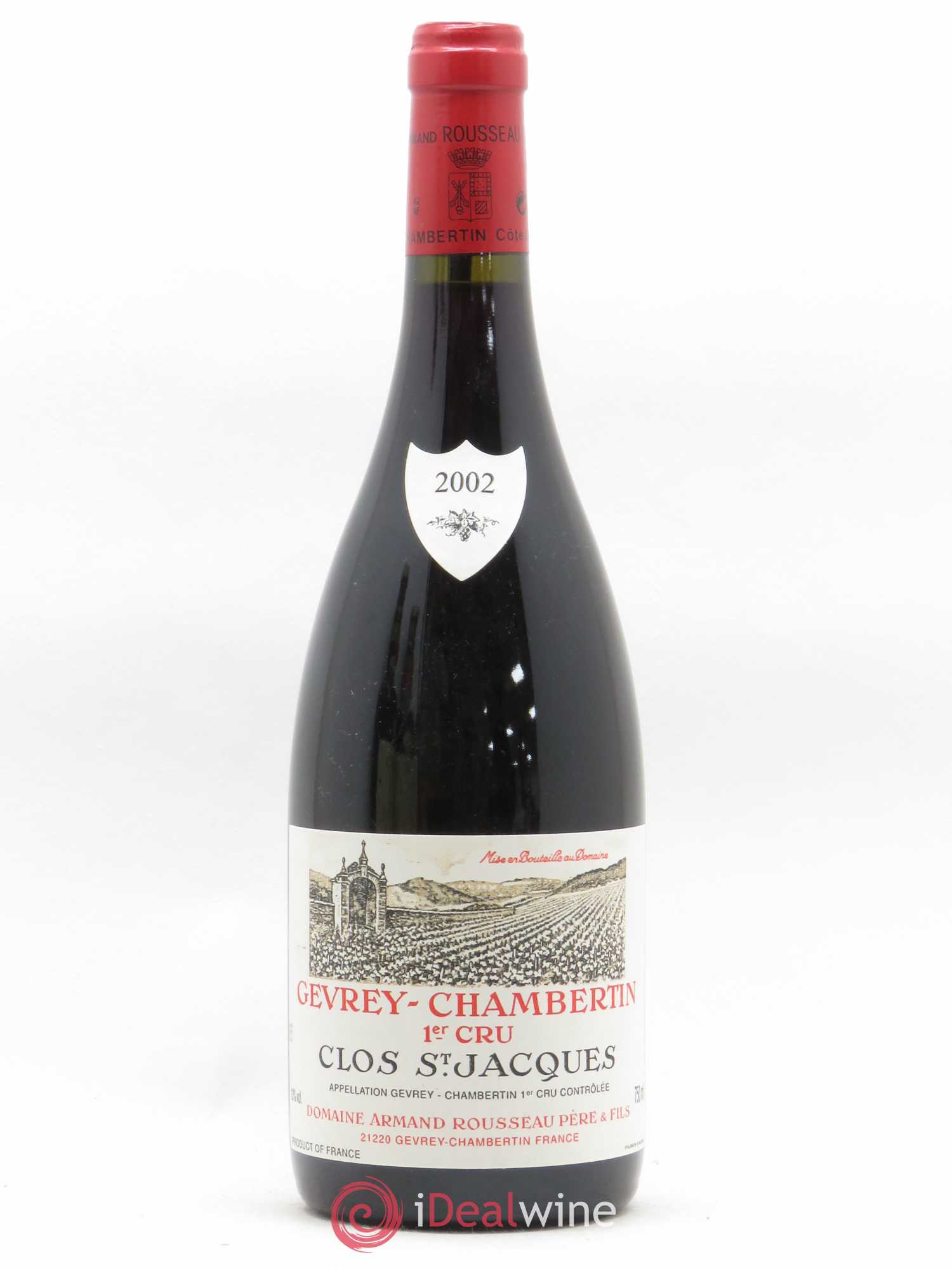 Gevrey-Chambertin 1er Cru Clos Saint-Jacques Armand Rousseau (Domaine) 2002 - Lot de 1 bouteille - 0