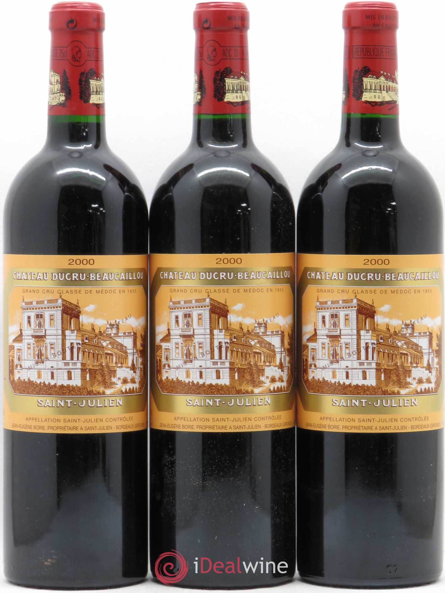 Château Ducru Beaucaillou 2ème Grand Cru Classé 2000 - Lot de 3 bouteilles - 0