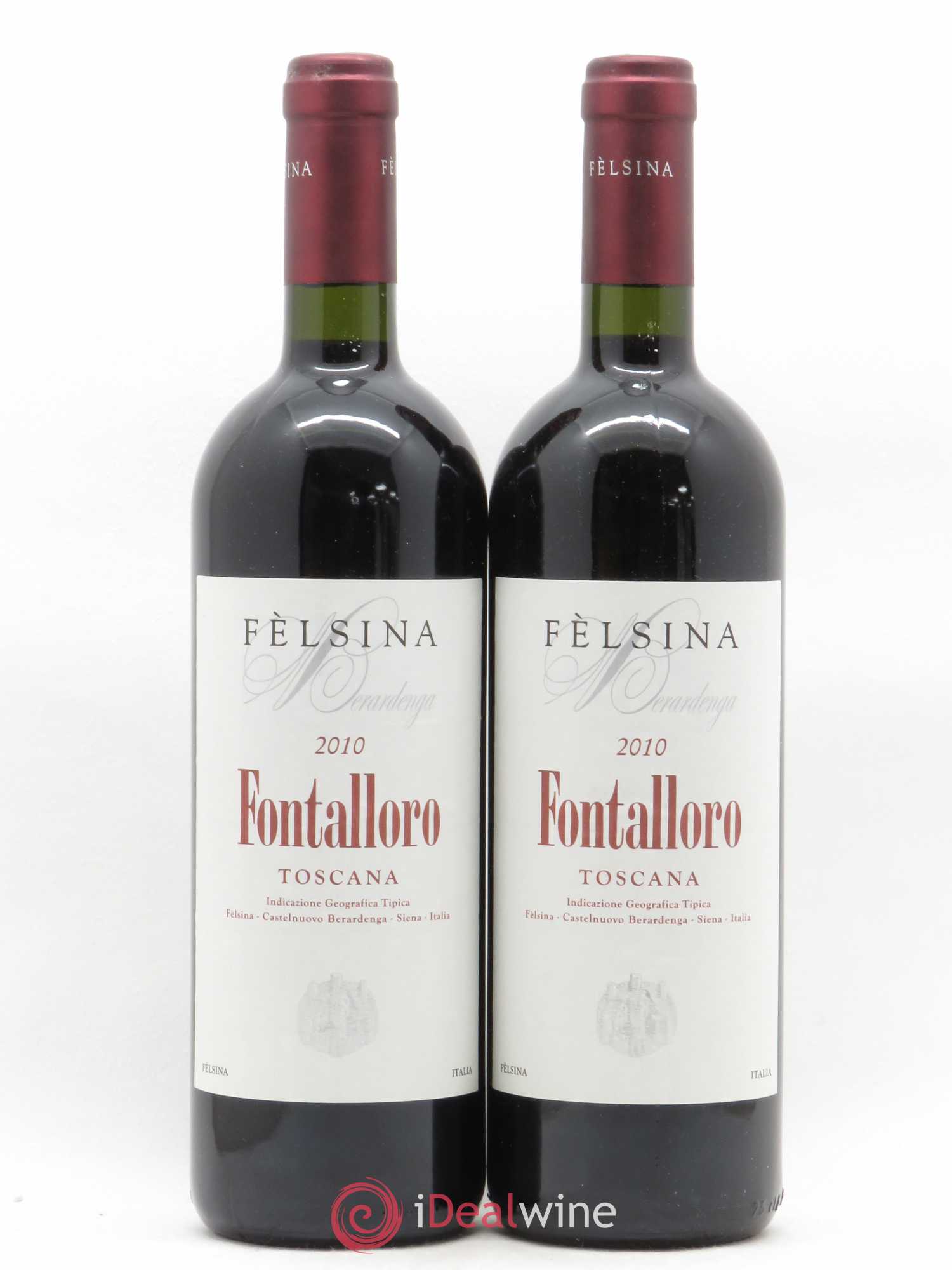 Toscana IGT Fontalloro Felsina Berardenga 2010 - Posten von 2 Flaschen - 0