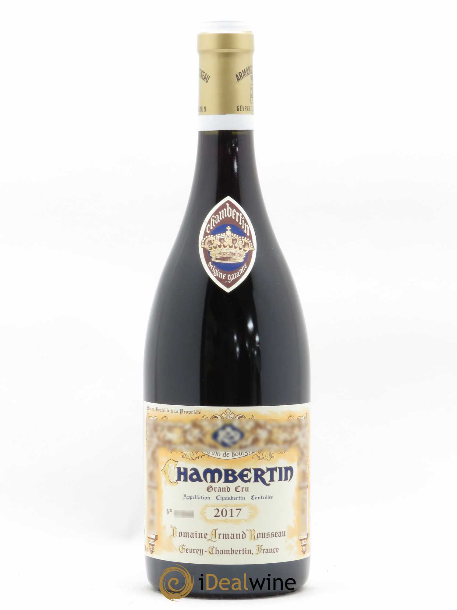 Chambertin Grand Cru Armand Rousseau (Domaine) 2017 - Lot de 1 bouteille - 0