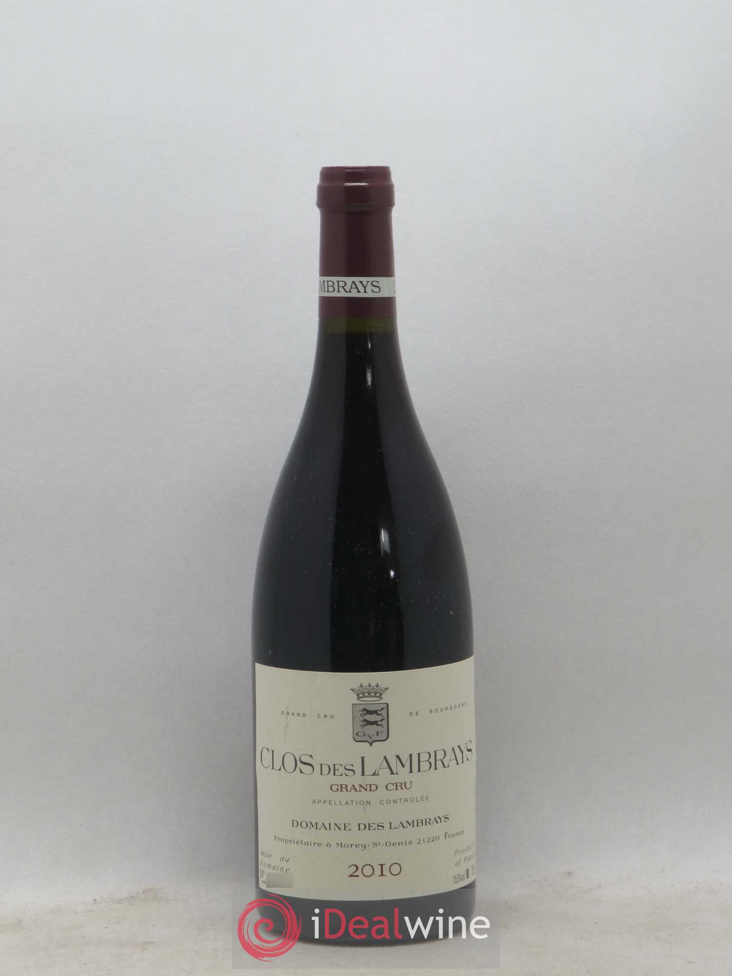 Clos des Lambrays Grand Cru Domaine des Lambrays 2010 - Lot de 1 bouteille - 0
