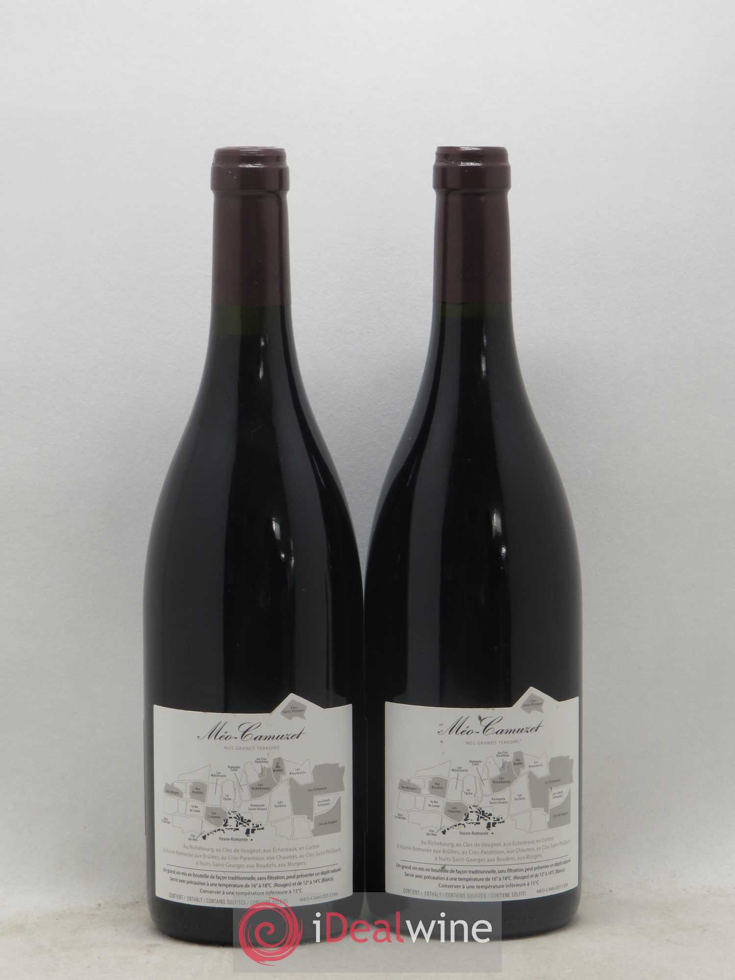 Clos de Vougeot Grand Cru Près le Cellier Méo-Camuzet (Domaine) 2017 - Lotto di 2 bottiglie - 1