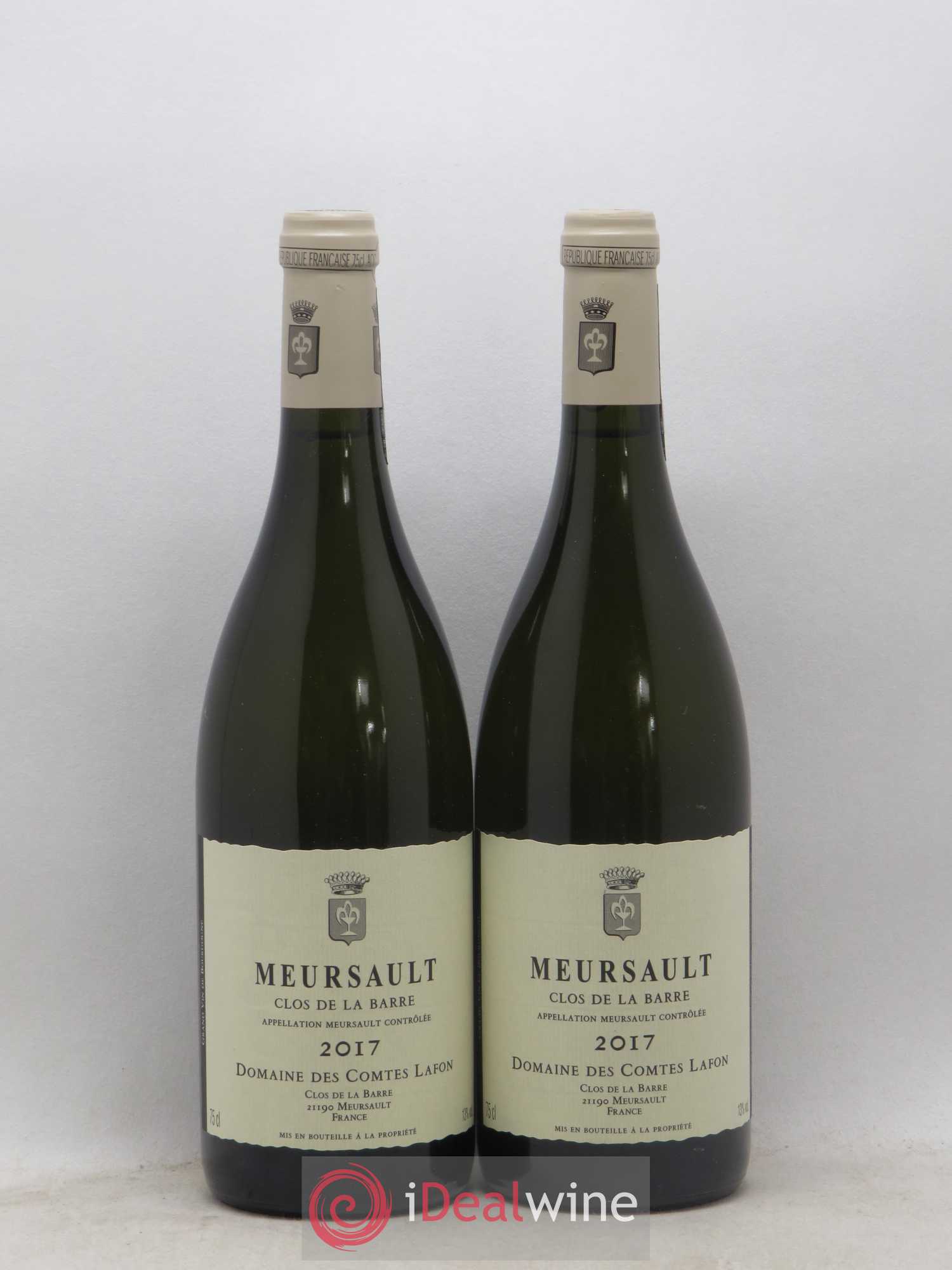 Meursault Clos de la Barre Comtes Lafon (Domaine des) 2017 - Lot de 2 bouteilles - 0