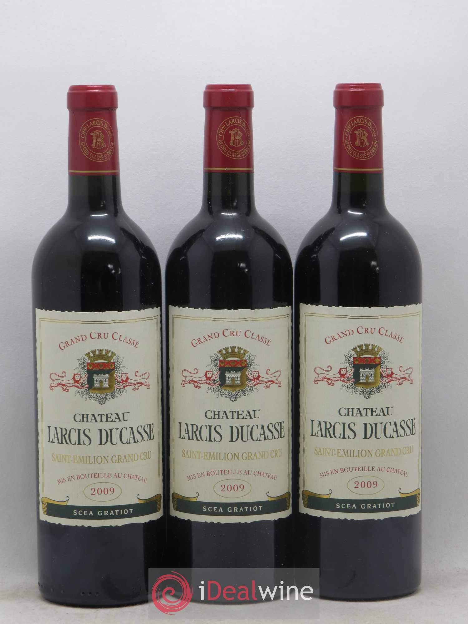 Château Larcis Ducasse 1er Grand Cru Classé B 2009 - Lot de 3 bouteilles - 0