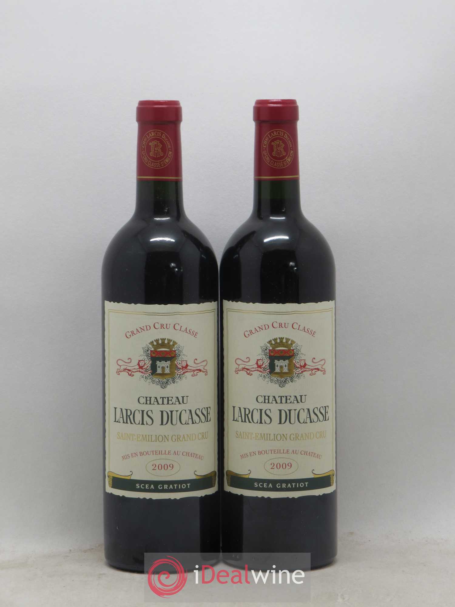 Château Larcis Ducasse 1er Grand Cru Classé B 2009 - Lot de 2 bouteilles - 0