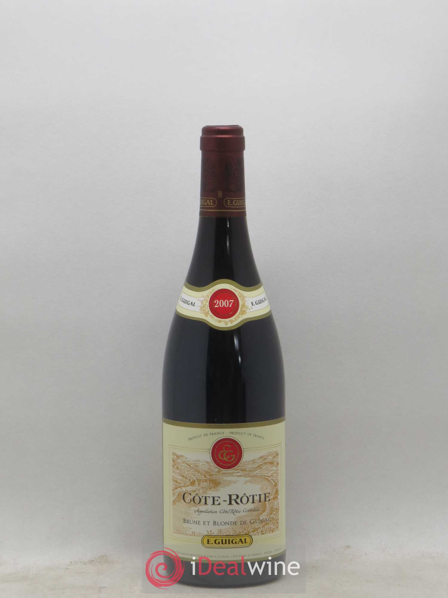 Côte-Rôtie Côtes Brune et Blonde Guigal 2007 - Lot de 1 bouteille - 0