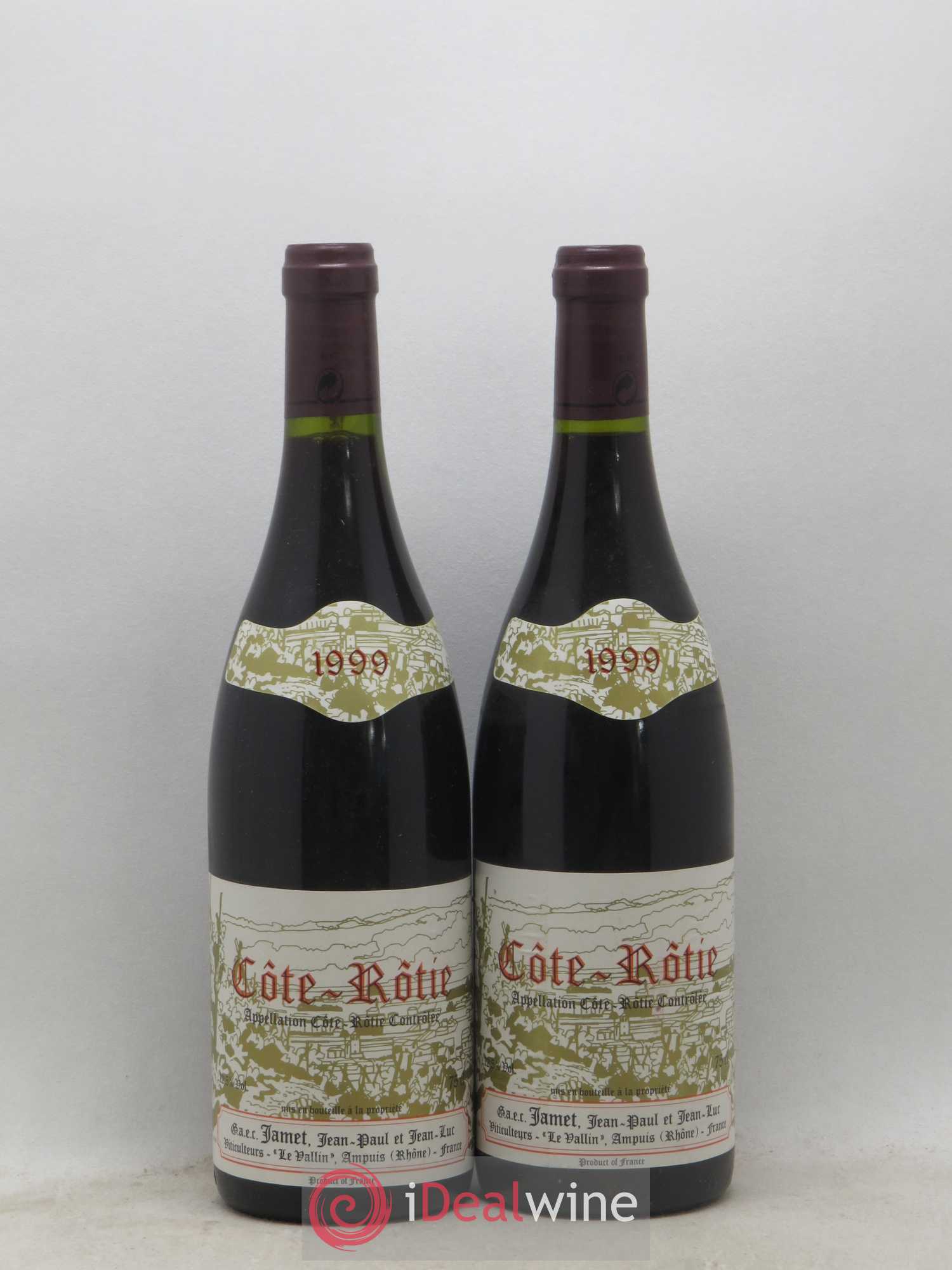 Côte-Rôtie Jamet (Domaine) 1999 - Lot de 2 bouteilles - 0