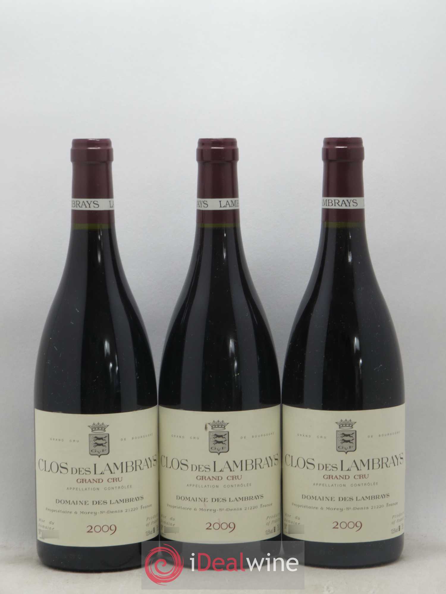 Clos des Lambrays Grand Cru Domaine des Lambrays 2009 - Lot de 3 bouteilles - 0